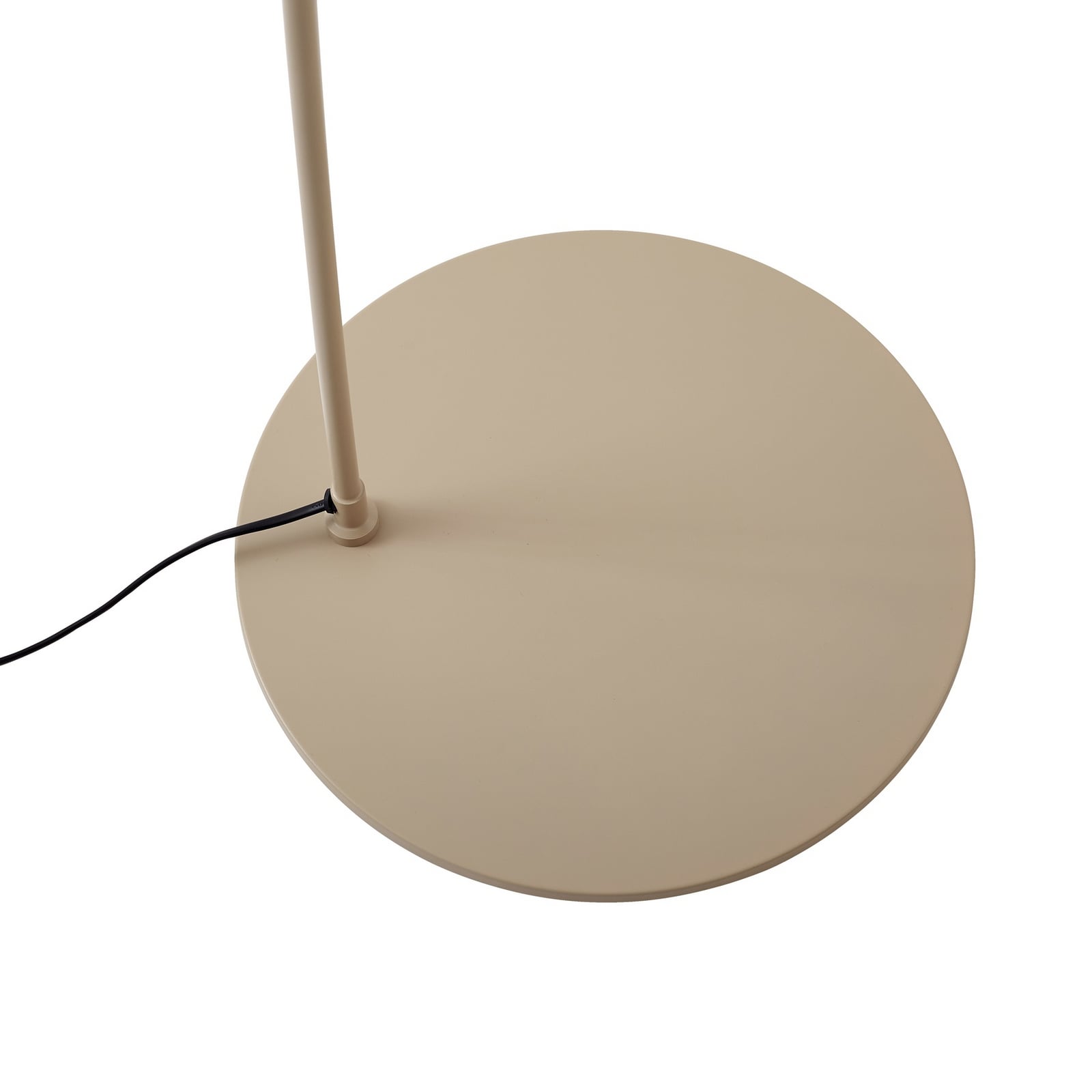 Lindby Bogenlampe Triangolo beige 195 cm Metall E27 Stehlampe IP20 - 4255830902697