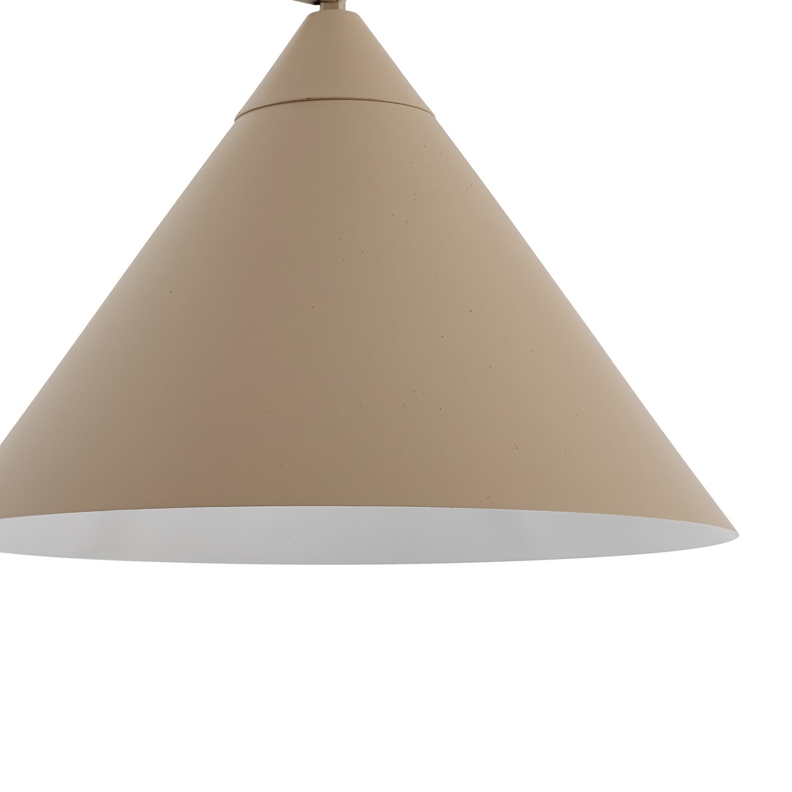 Lindby Bogenlampe Triangolo beige 195 cm Metall E27 Stehlampe IP20 - 4255830902697