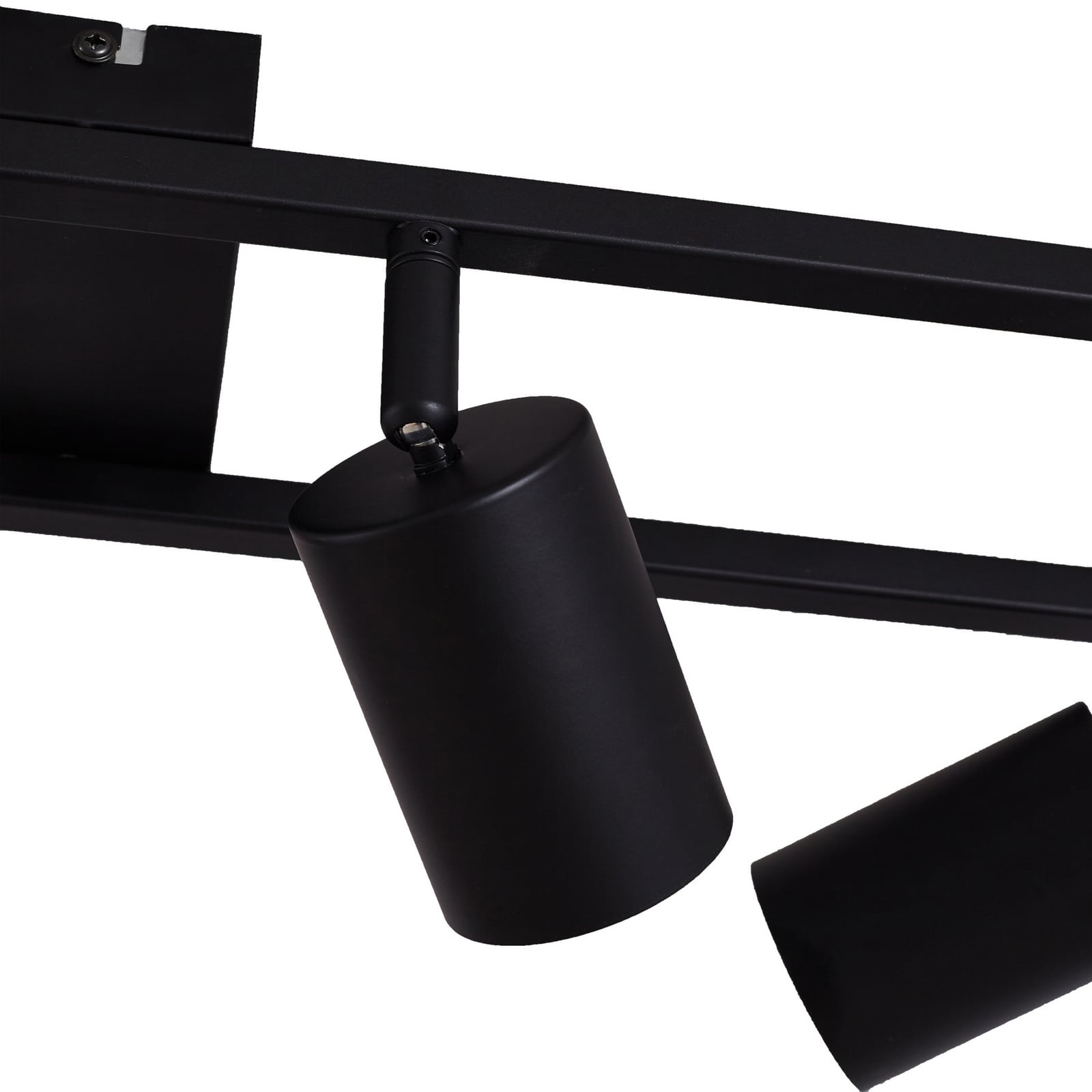 Lindby Deckenstrahler Strahler Bravius schwarz 6-flammig Eisen - 4255830902765