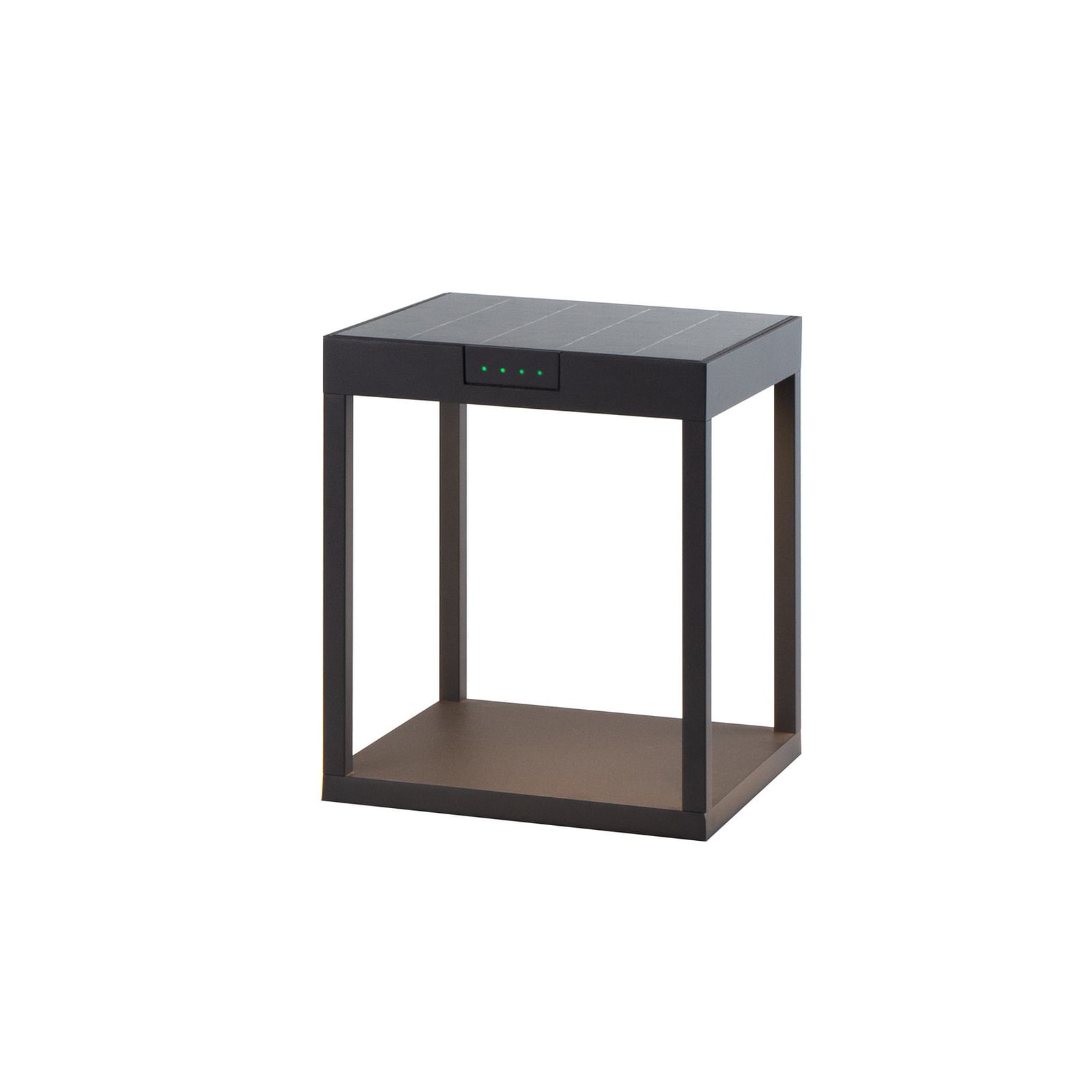 KLEWE Gartenleuchte LED Solarlampe RADIA GROUND anthrazit 25cm Aluminium IP65 - 6976853441335