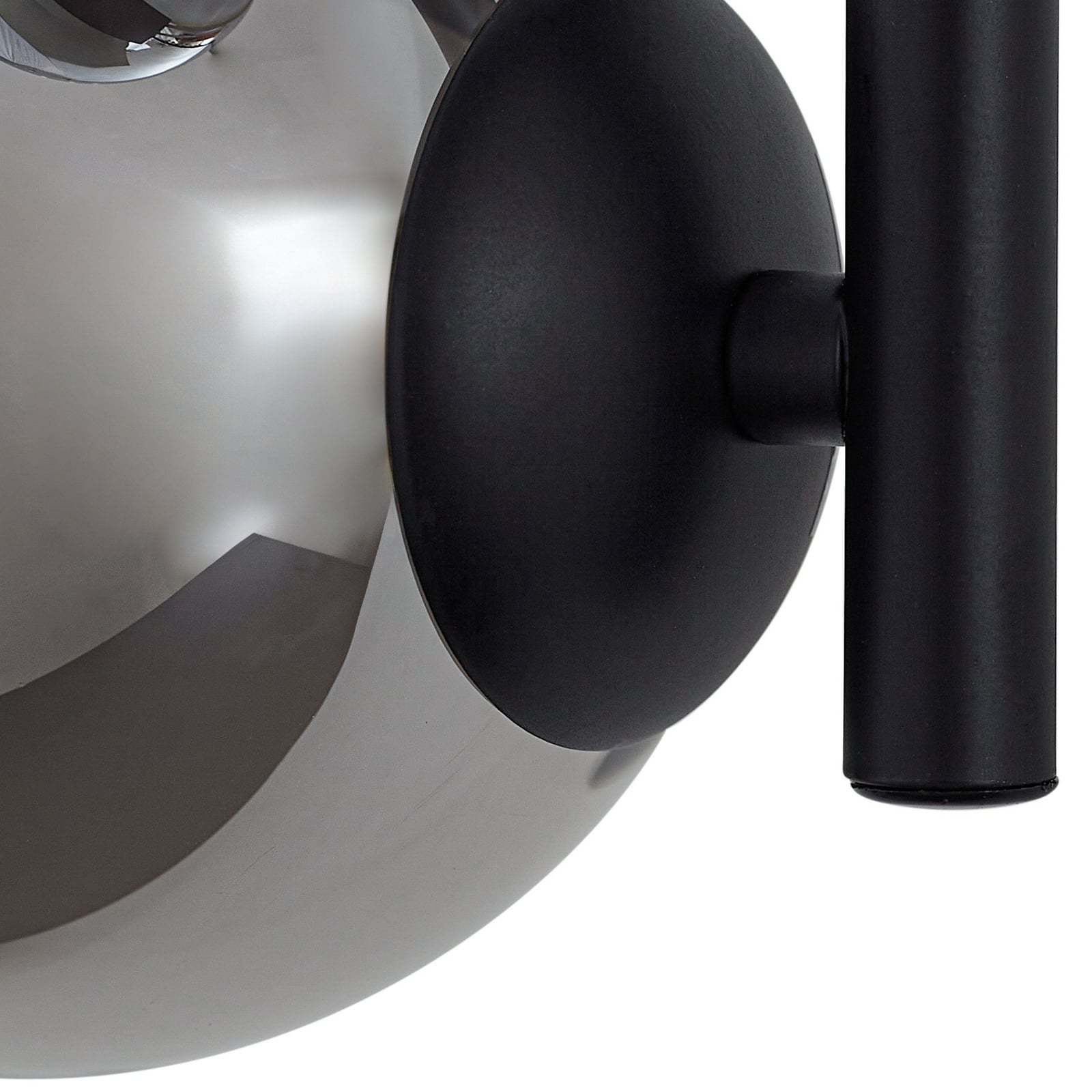 Lindby Wandleuchte Orbelia schwarz 3-flammig Glas G9 dimmbar 40 cm - 4255830902895