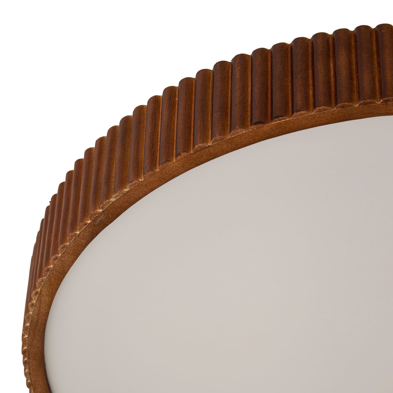 Lindby Deckenleuchte Deckenlampe LED Velua Fernbedienung Weiß Holz Dunkel CCT - 4255830903656