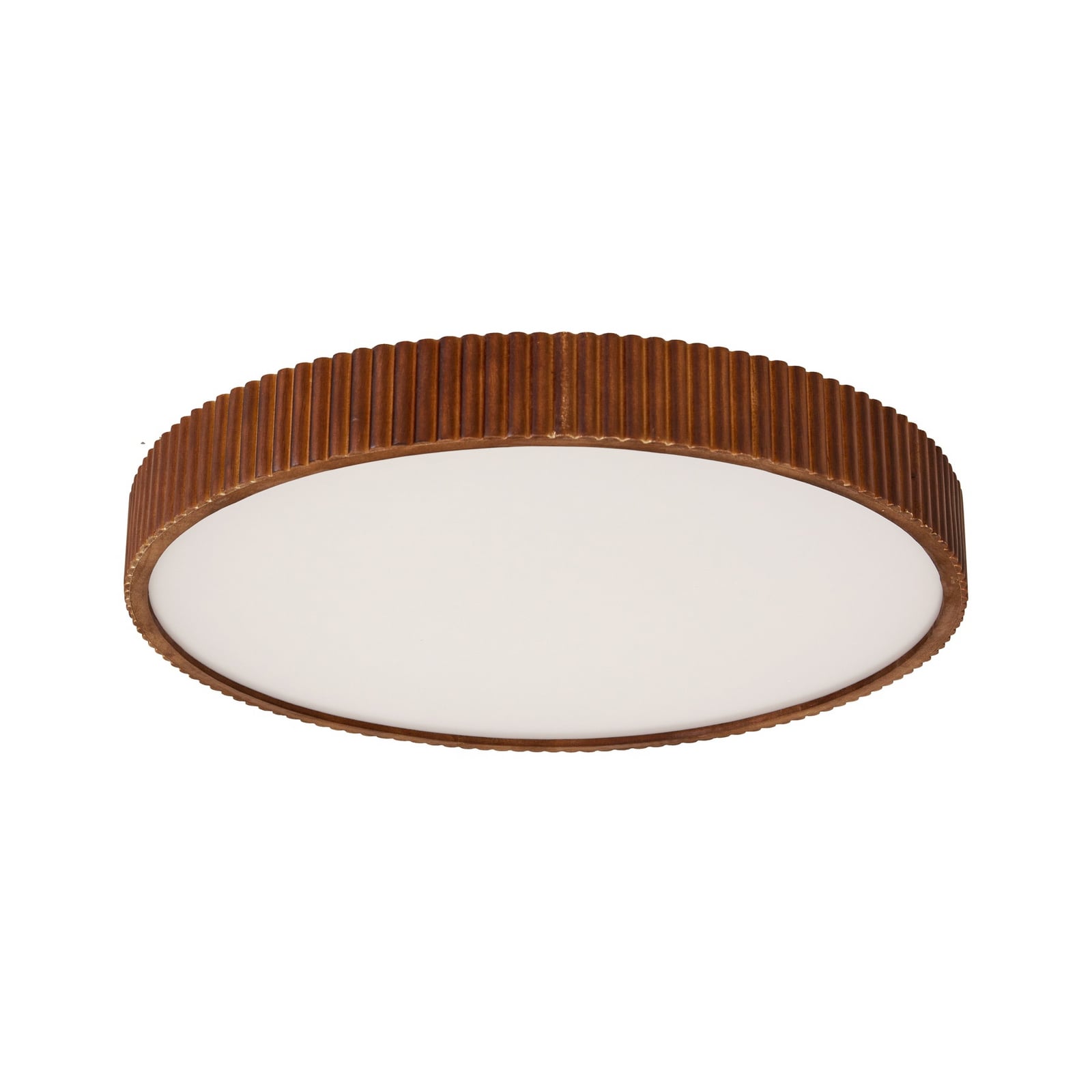 Lindby Deckenleuchte Deckenlampe LED Velua Fernbedienung Weiß Holz Dunkel CCT - 4255830903656