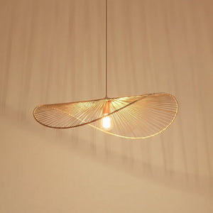 B-Ware Lindby Hängeleuchte Pendelleuchte Valdorin beige Papier E27 LED Länge 75 cm