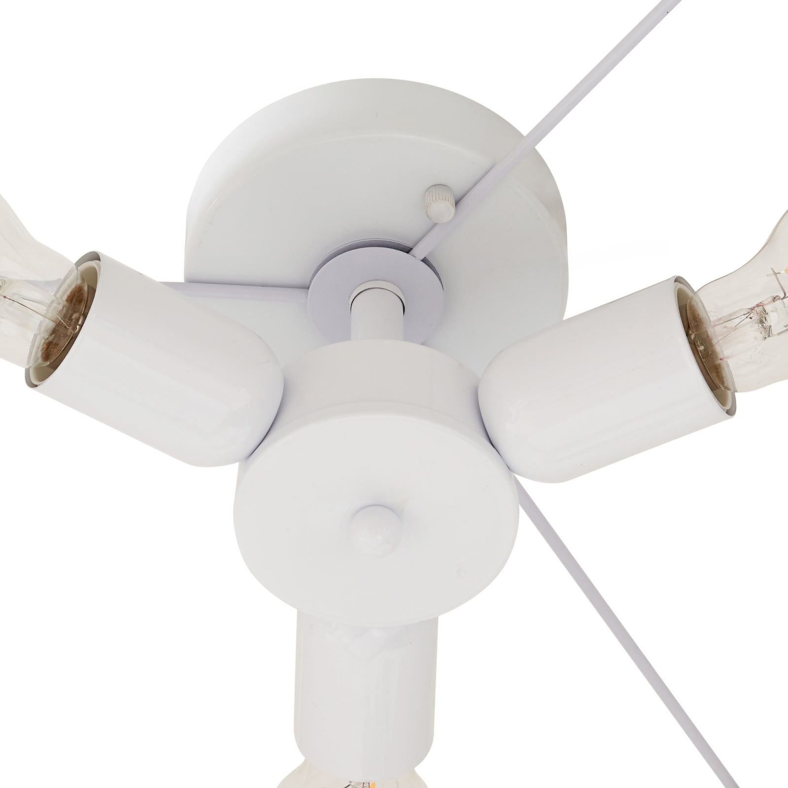 Lindby Deckenleuchte Soula Ø 60 cm beige dimmbar E27 Kunststoff 3-flammig - 4255830903939