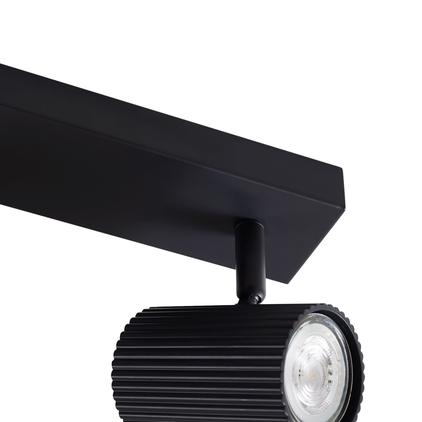 Lindby Kardis Deckenleuchte dunkelgrau 3-flg dimmbar Metall GU10 45cm - 4255830903977