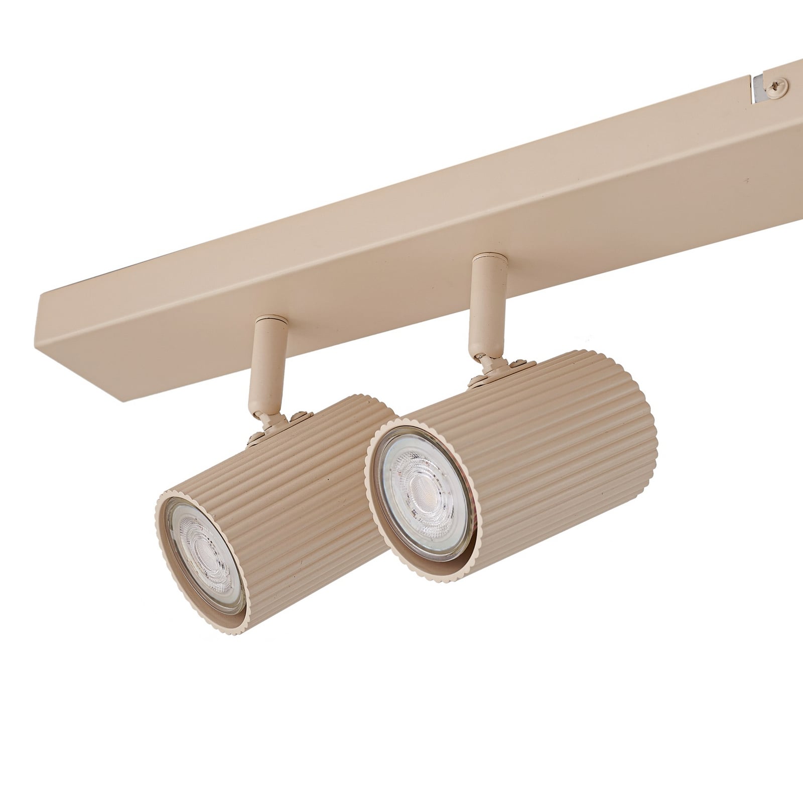 Lindby Deckenspots Spotleuchte Kardis beige 6-flammig Metall LED GU10 100 cm - 4255830904004
