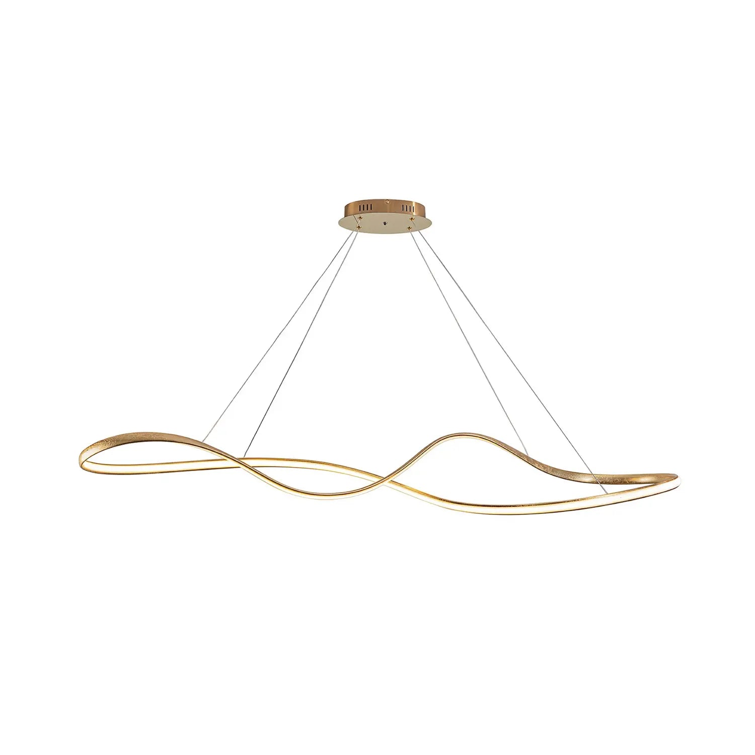 B-Ware Schuller Valencia Led Hängeleuchte Lia Goldfarben Cct Fernbedienung Metall - 10042386