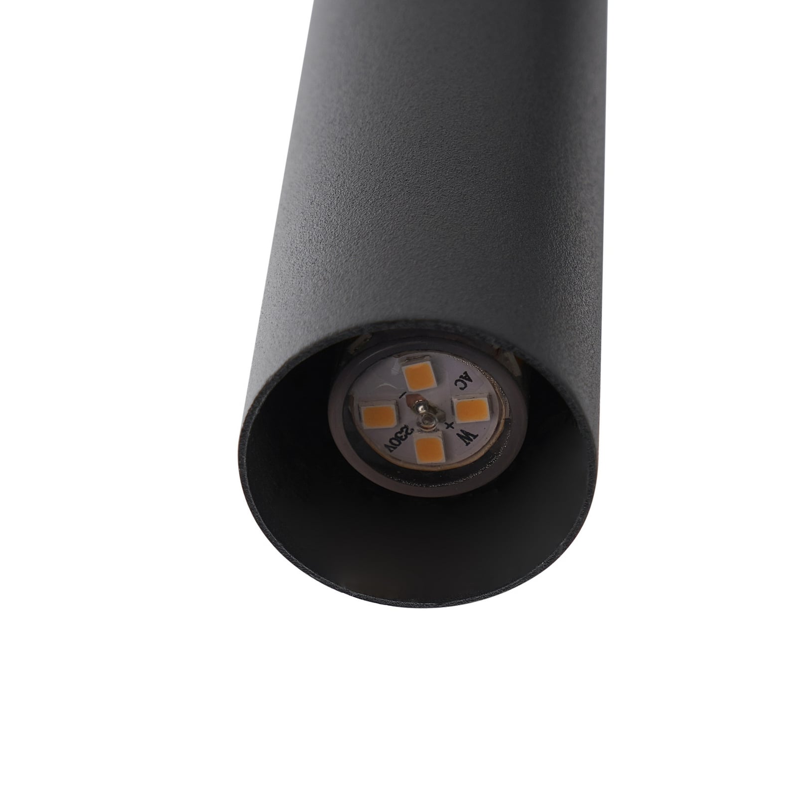Lucande Hängeleuchte Pendelleuchte Lumavia Glas schwarz klar 12-flg G9 - 4255830904134