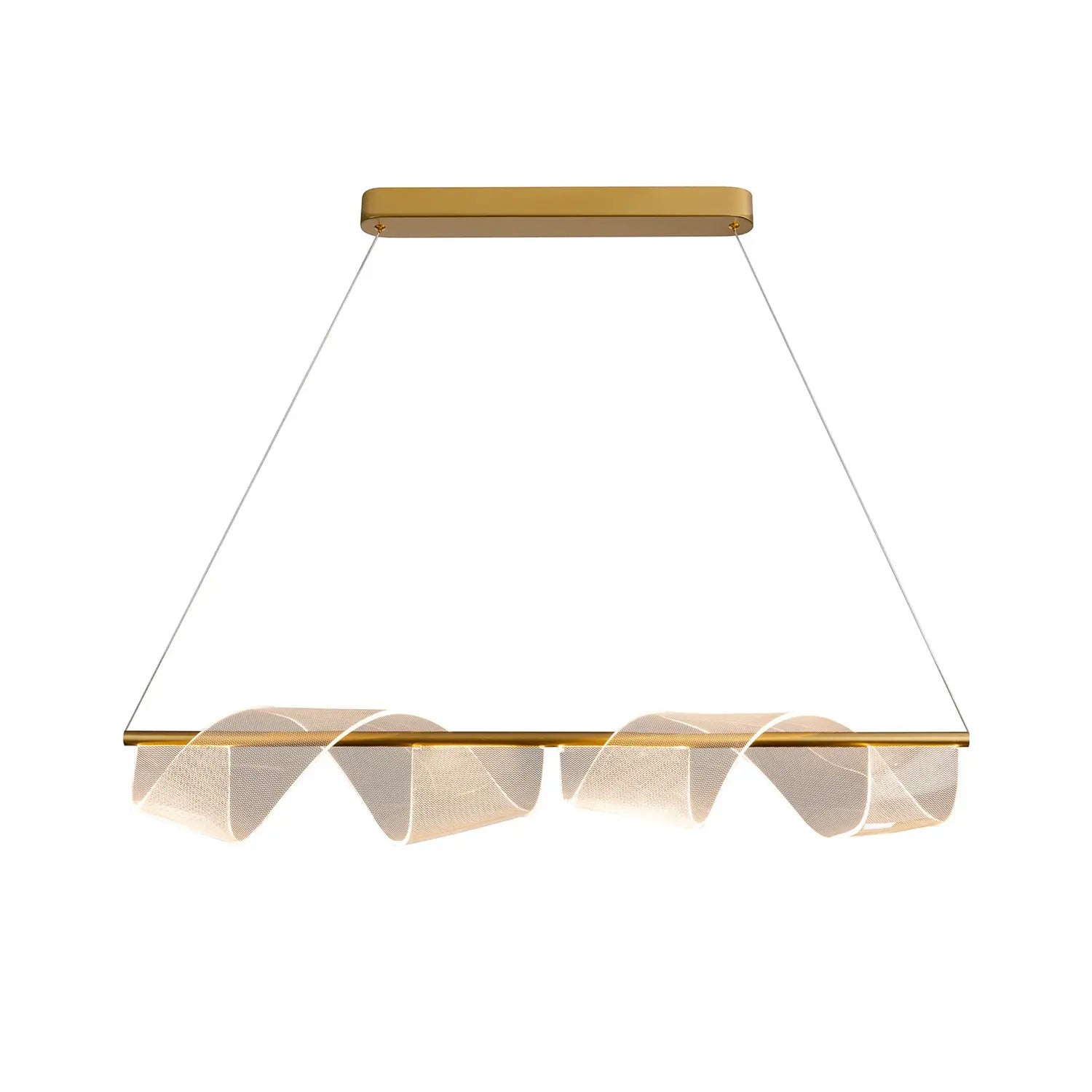 B-Ware Schuller Valencia Pendelleuchte Hängeleuchte Led Gold Metall Kunststoff Velas