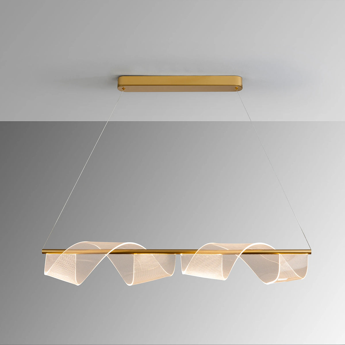 Schuller Valencia Pendelleuchte Hängeleuchte LED gold Metall Kunststoff Velas - 10042402