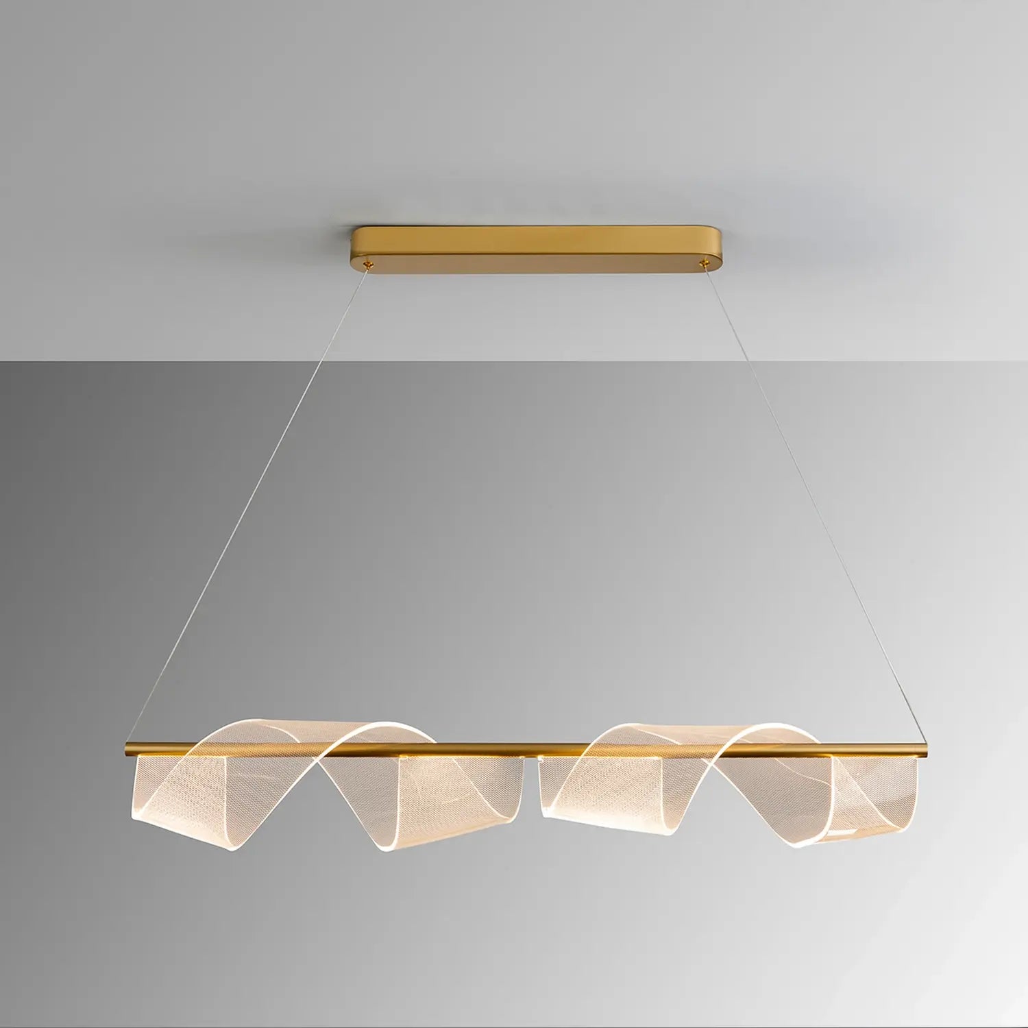 B-Ware Schuller Valencia Pendelleuchte Hängeleuchte Led Gold Metall Kunststoff Velas