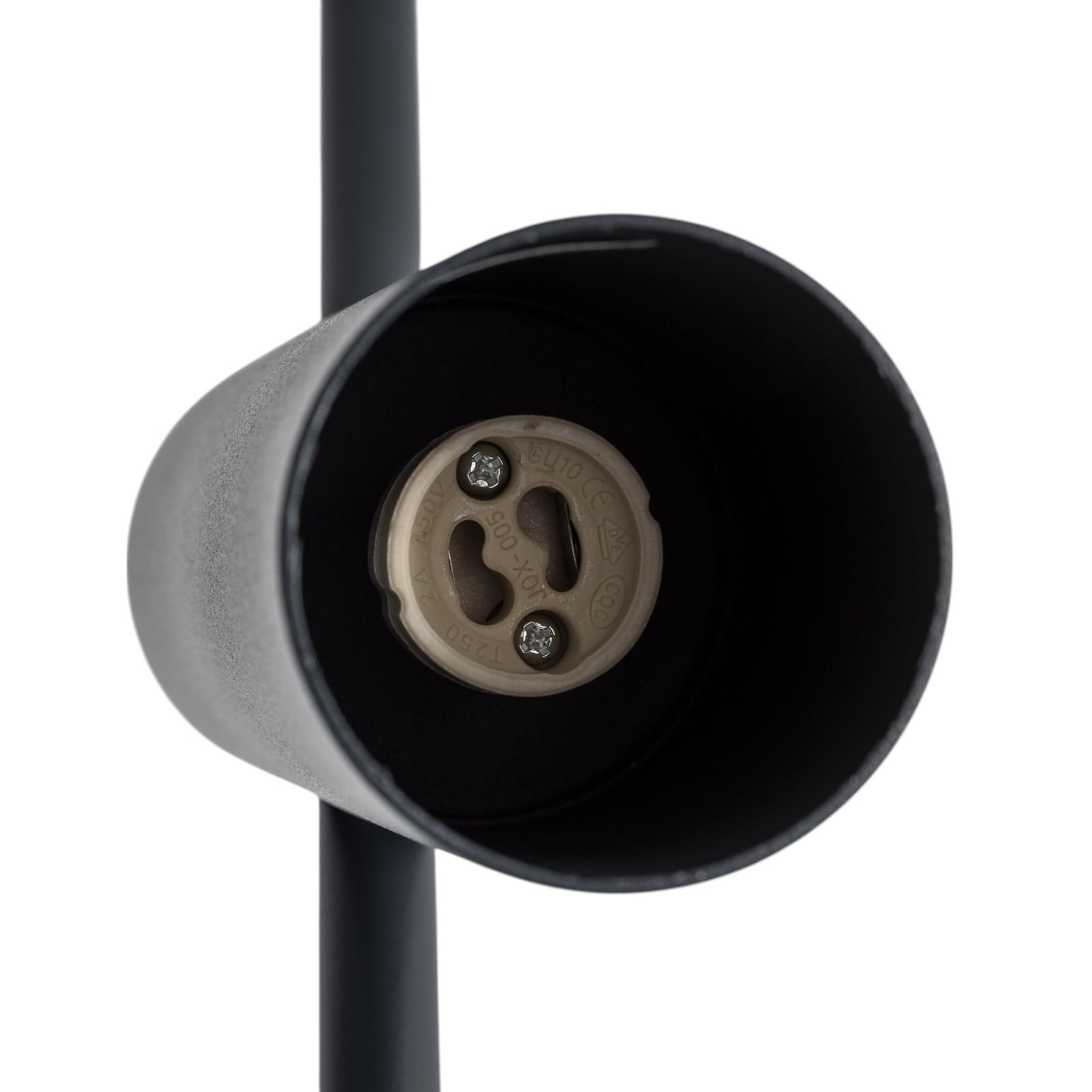 Deckenspot Leda 2 anthrazit LED Deckenlampe dimmbar Stahl Höhe 55cm 2-flammig - 5902846810582
