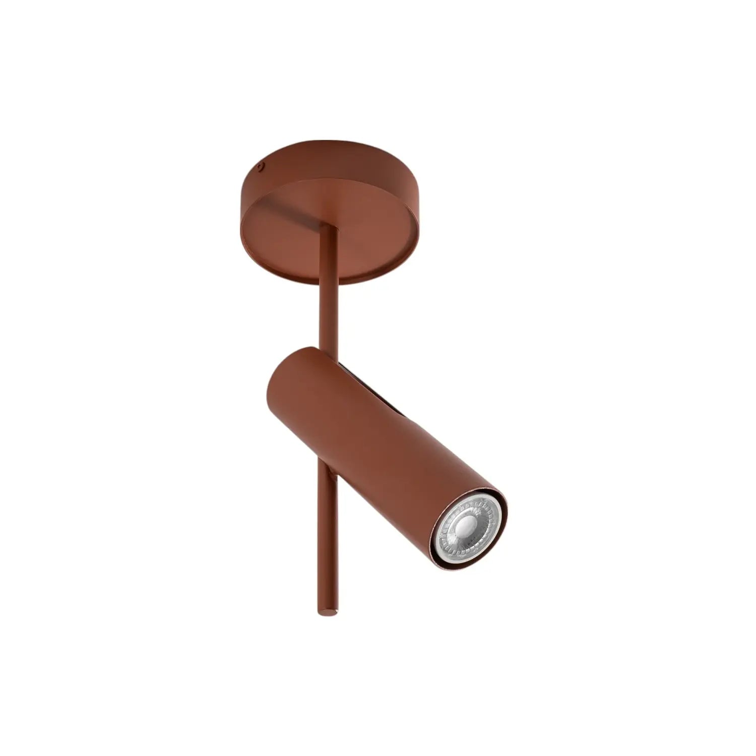 B-Ware Deckenspot Leda 1 Deckenleuchte Spot Stahl Rot 1 Flammig Gu10 Led Höhe 34 Cm - 10042923