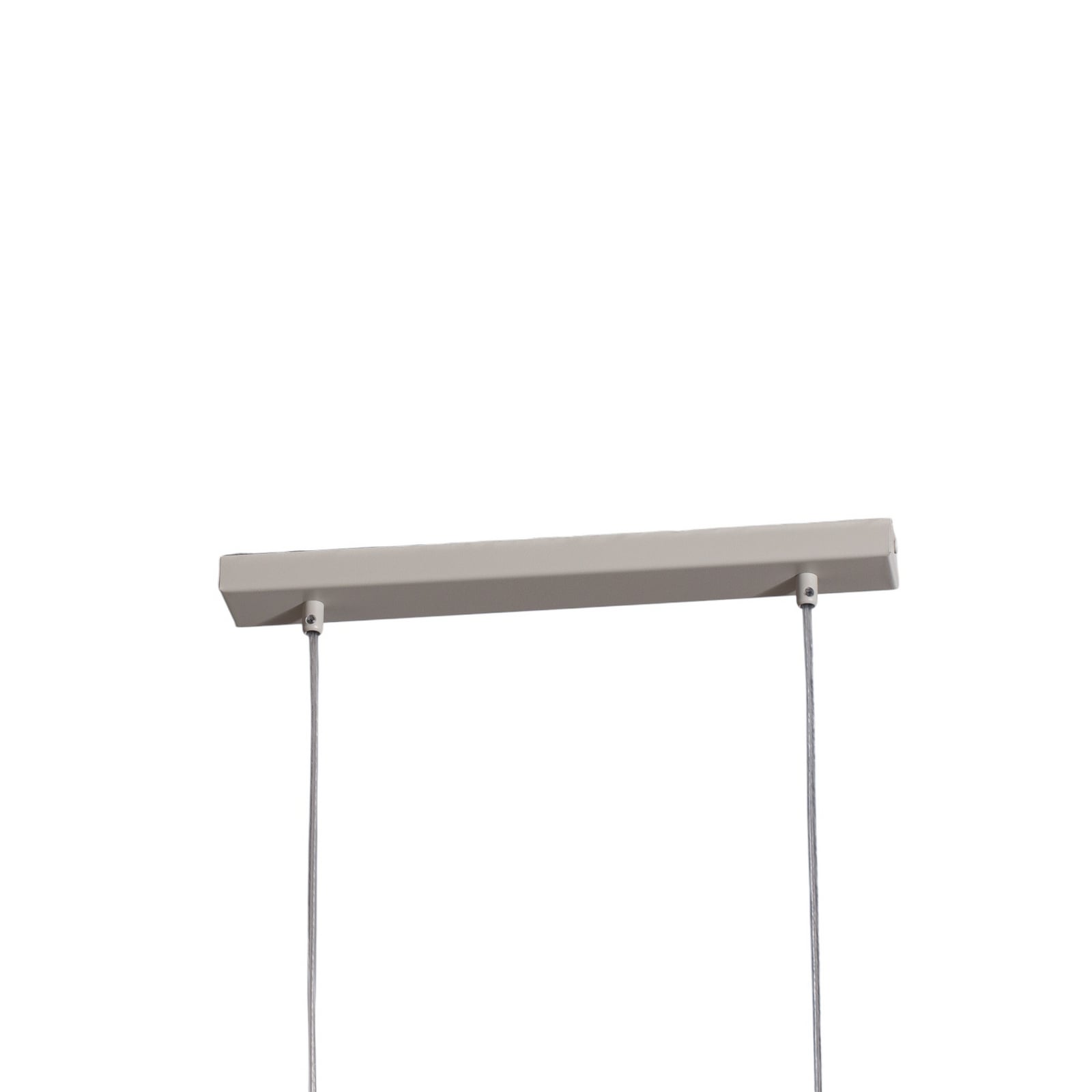 Hängeleuchte Rif 2 taupe 2-flammig linear Stahl dimmbar 42 cm Sigma - 5902846810643