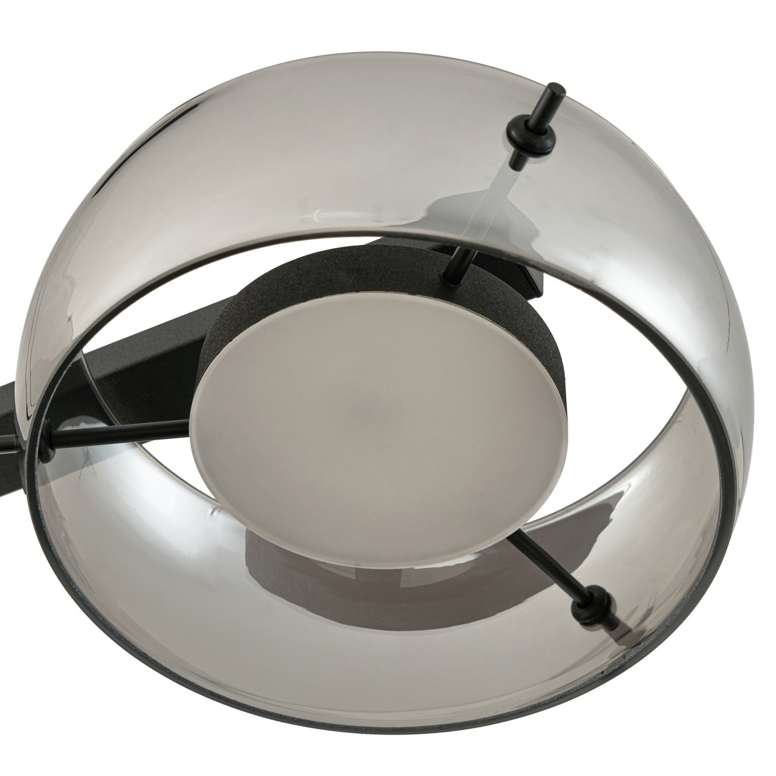 Lucande LED Hängeleuchte Pendelleuchte Martis schwarz dimmbar 4-flammig 3000K - 4255830904912
