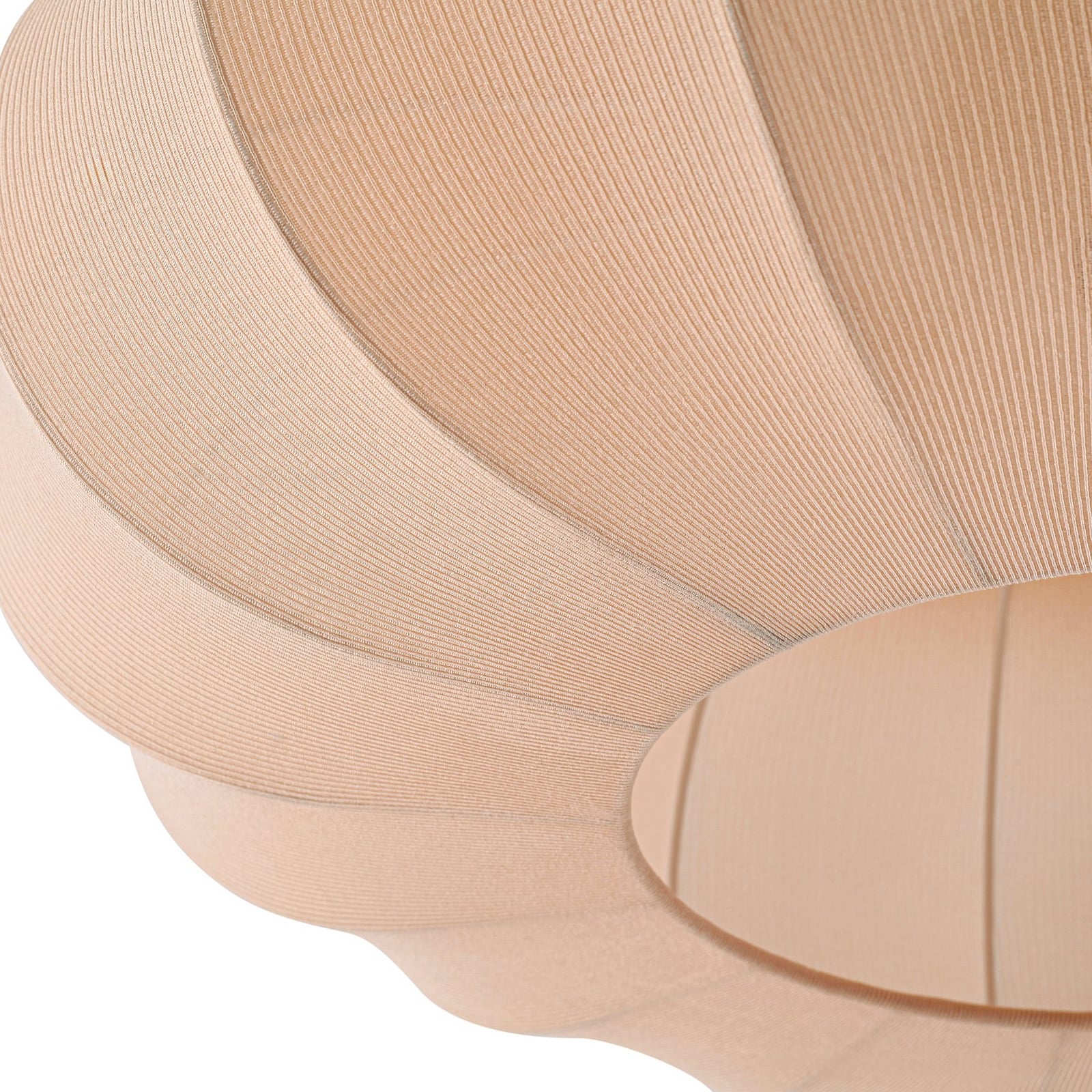 Lindby Deckenleuchte Helin beige Ø 60 cm Textil 3 x E27 dimmbar - 4255830905094