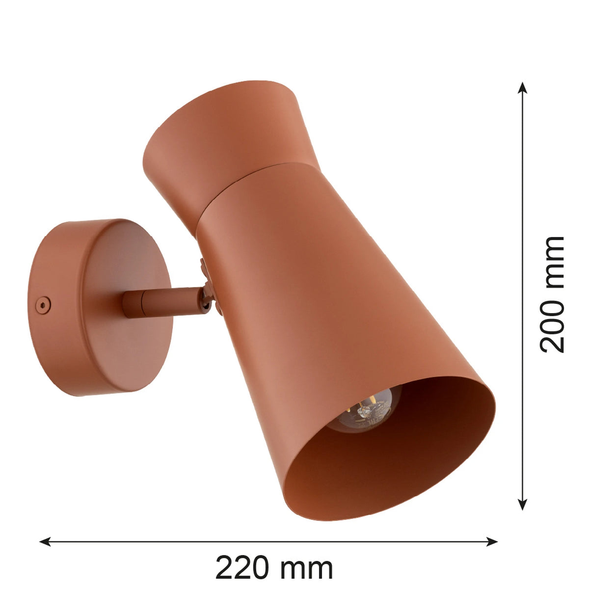 Wandleuchte Strahler Lotta Leuchte grün Stahl verstellbar Lampe E14 LED Lampe - 10043611