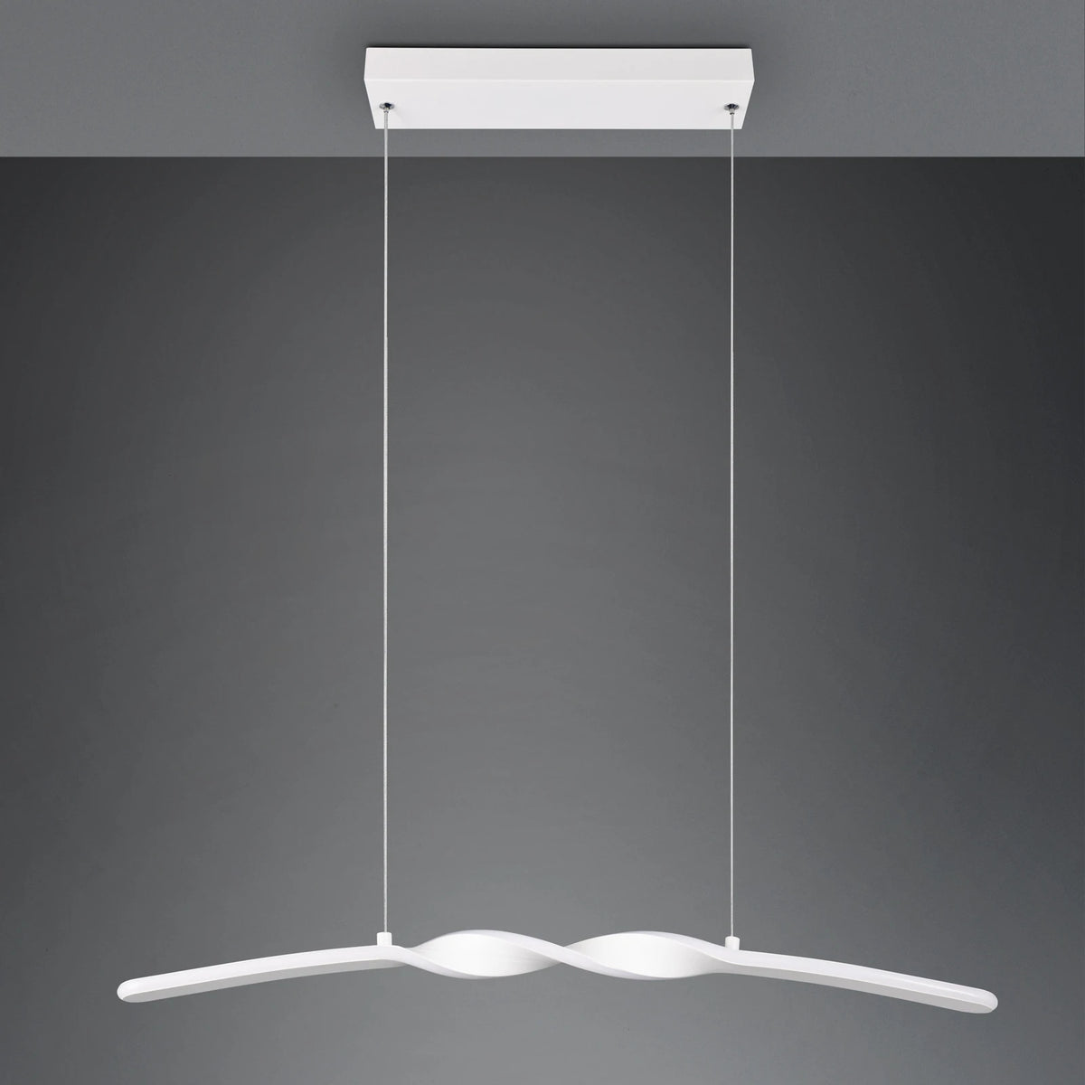 Reality Pendelleuchte Hängelampe LED Ginko Weiß Matt Metall 79 cm - 10044011