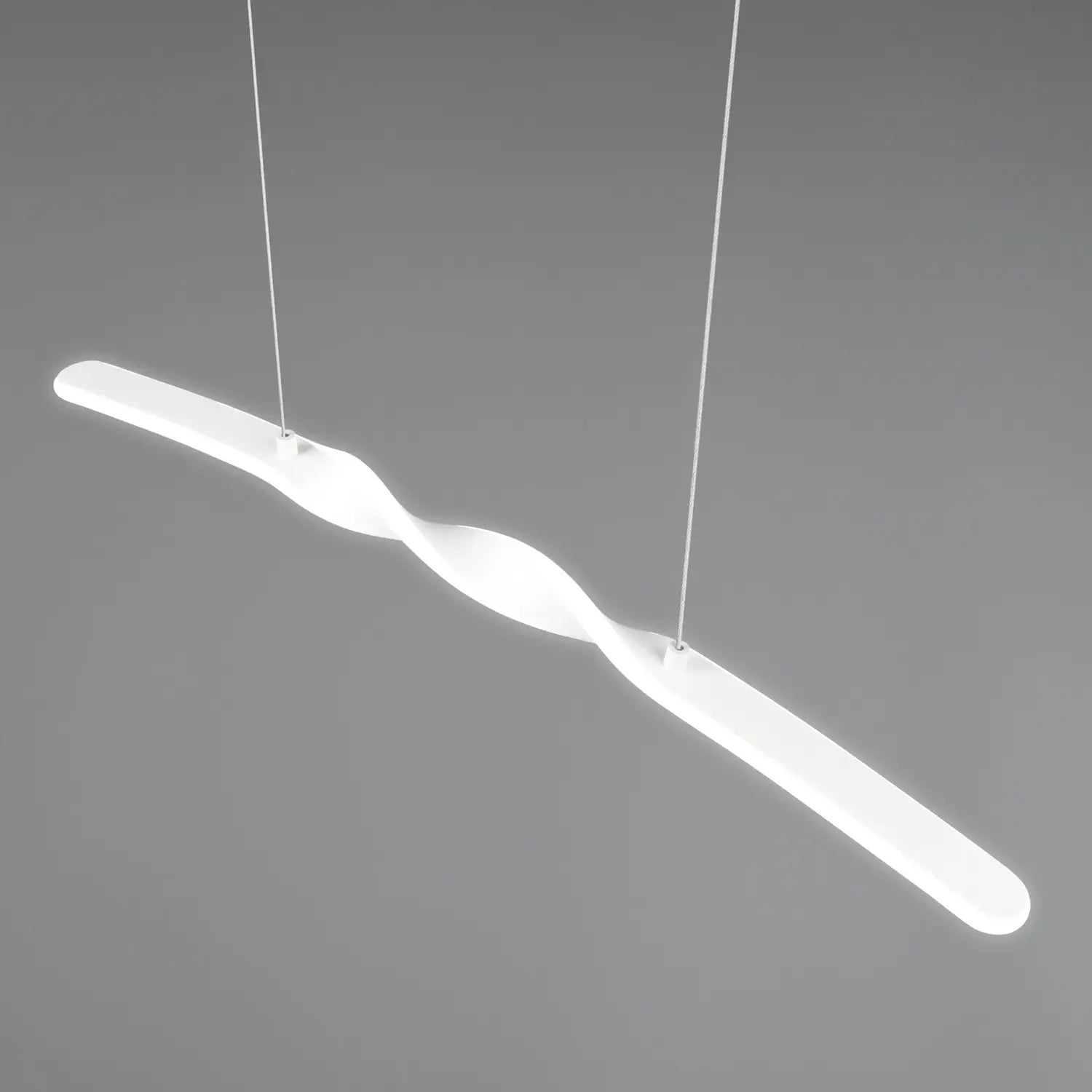 B-Ware Reality Pendelleuchte Hängelampe Led Ginko Weiß Matt Metall 79 Cm - 10044011