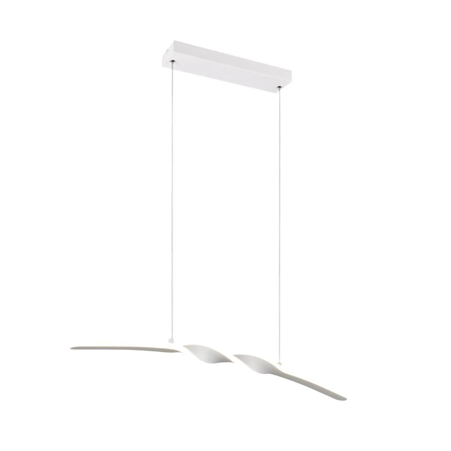 B-Ware Reality Pendelleuchte Hängelampe Led Ginko Weiß Matt Metall 79 Cm - 10044011