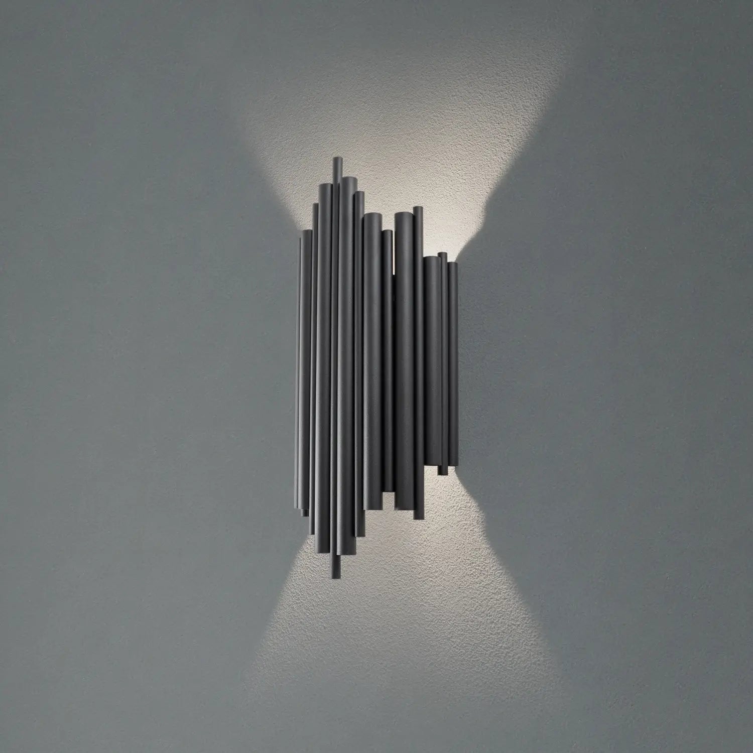 B-Ware Opviq Wandleuchte Wandlampe Reis Schwarz Metall Beleuchtung 50 Cm Siehe Text - 8683743823949