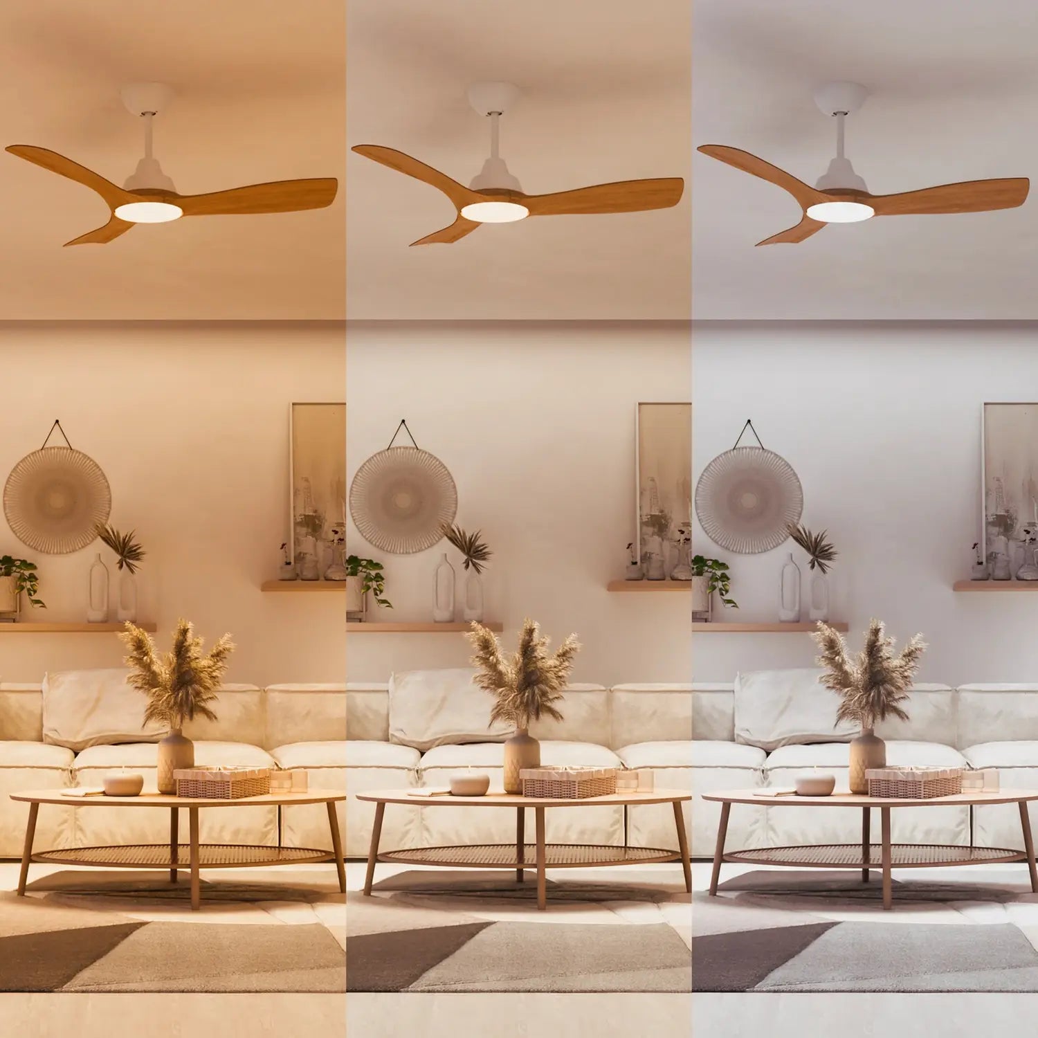 B-Ware Philips Deckenventilator Lüfter Led Olas Fernbedienung 106 Cm Braun Weiß Lampe - 10044779