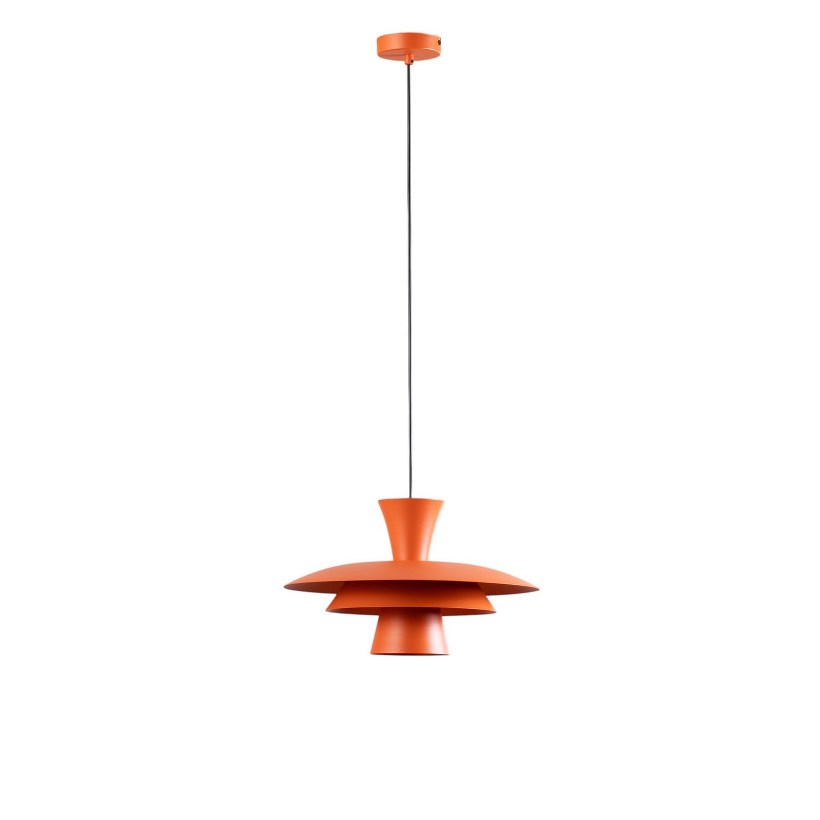 Hängeleuchte Plato orange Metall Ø 38 cm E27 dimmbar Luminex 1x15W LED - 5907565945058