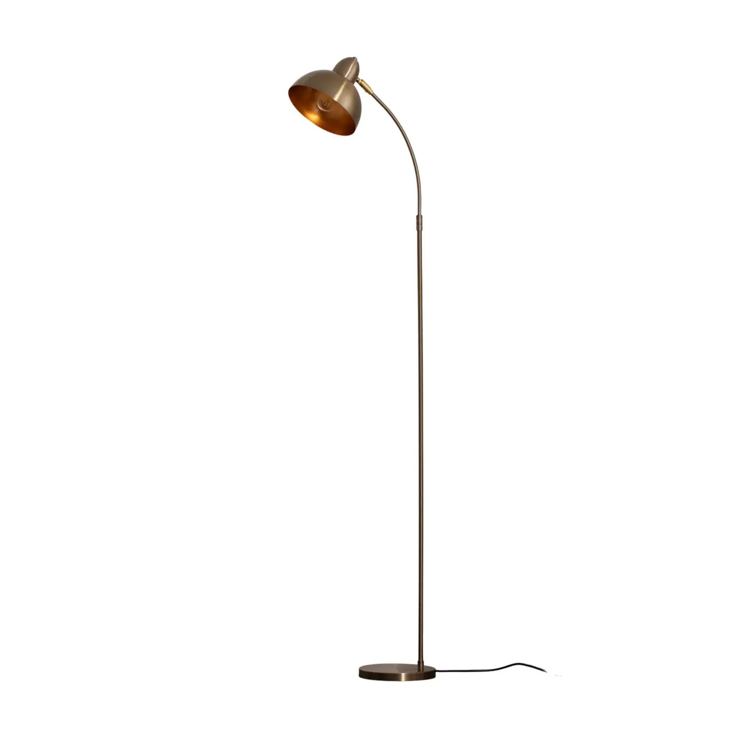 B-Ware Stehleuchte Lampe Varzan Metall Gold Leuchte Lampe Beleuchtung E27 Led 162 Cm - 10045761