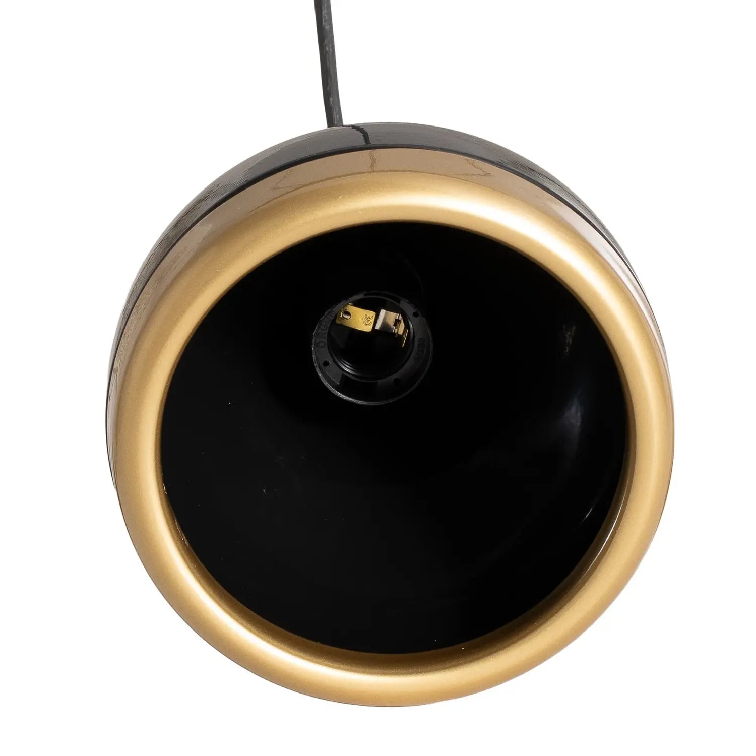B-Ware Hängeleuchte Yildo Pendelleuchte Rondell Schwarz Gold Metall 5 Flammig E27 Led - 10045945