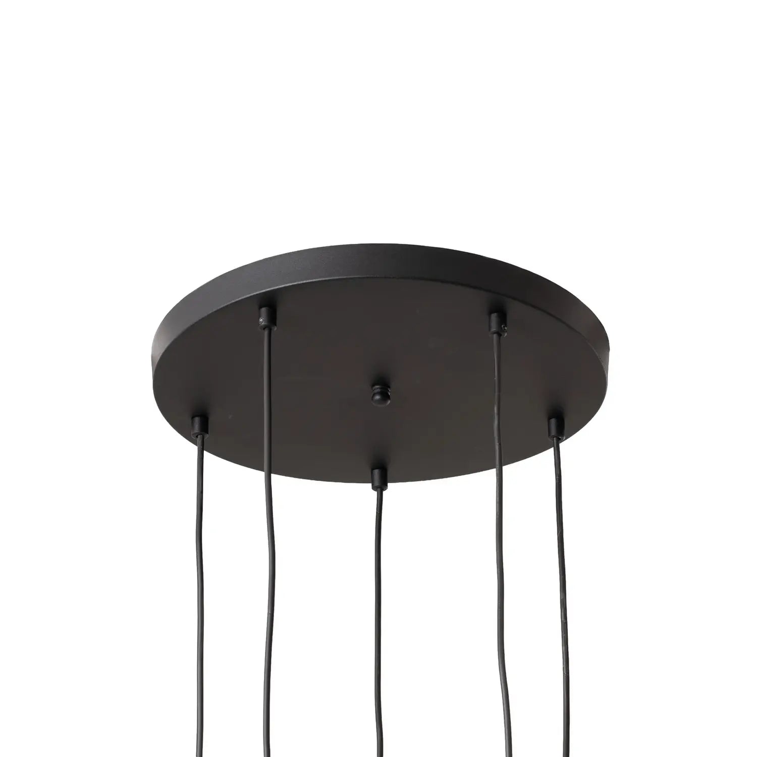 B-Ware Hängeleuchte Yildo Pendelleuchte Rondell Schwarz Gold Metall 5 Flammig E27 Led - 10045945