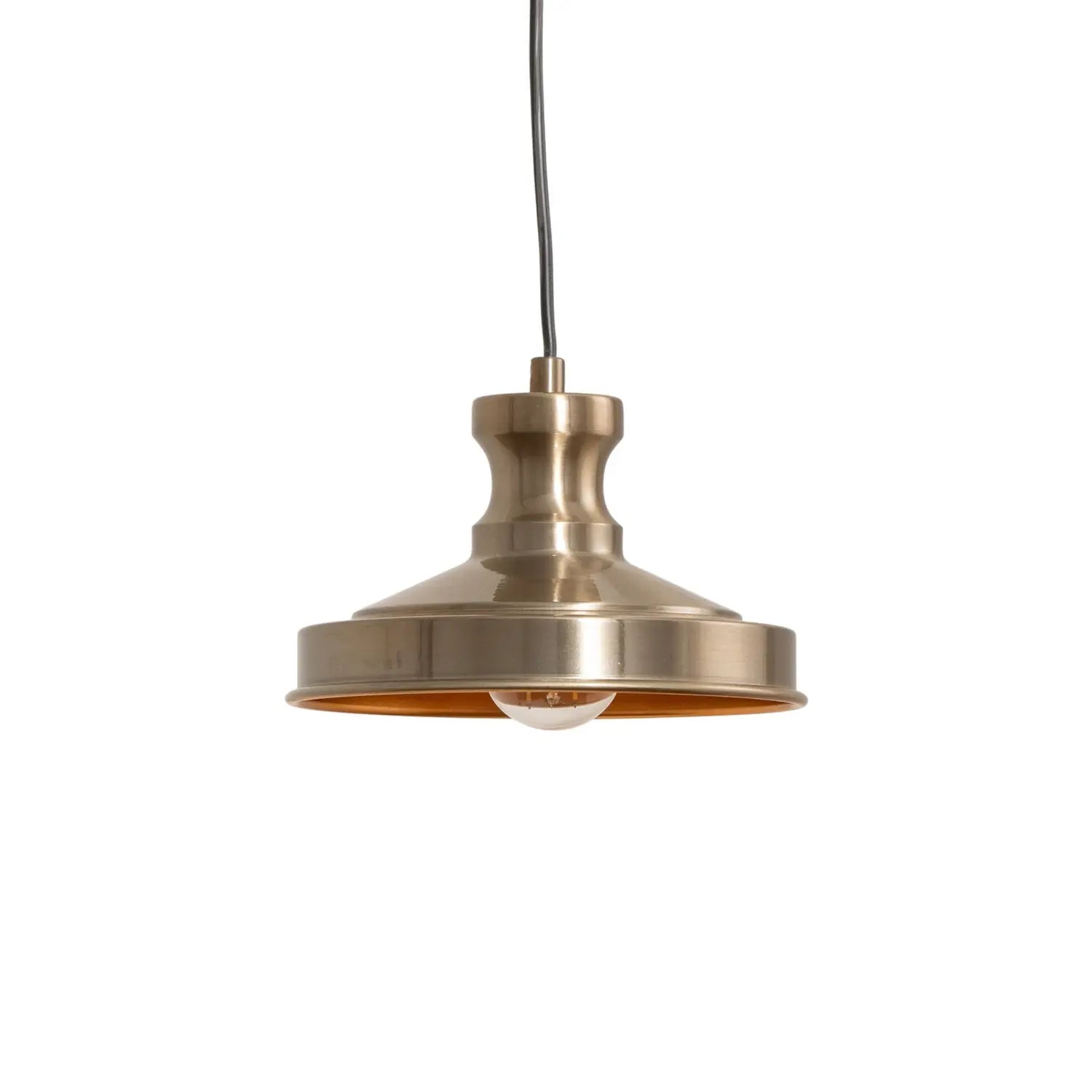 B-Ware Opviq Hängeleuchte Pendelleuchte Lampe Goldfarben Metall Berceste E27 ø 22 Cm