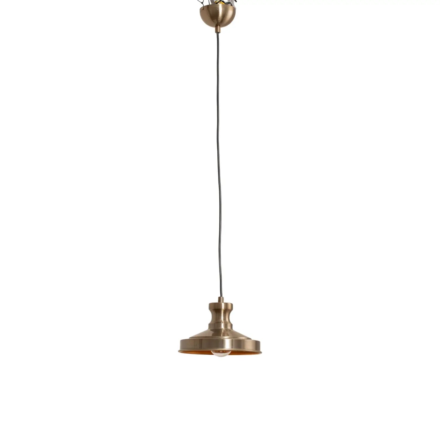 B-Ware Opviq Hängeleuchte Pendelleuchte Lampe Goldfarben Metall Berceste E27 ø 22 Cm