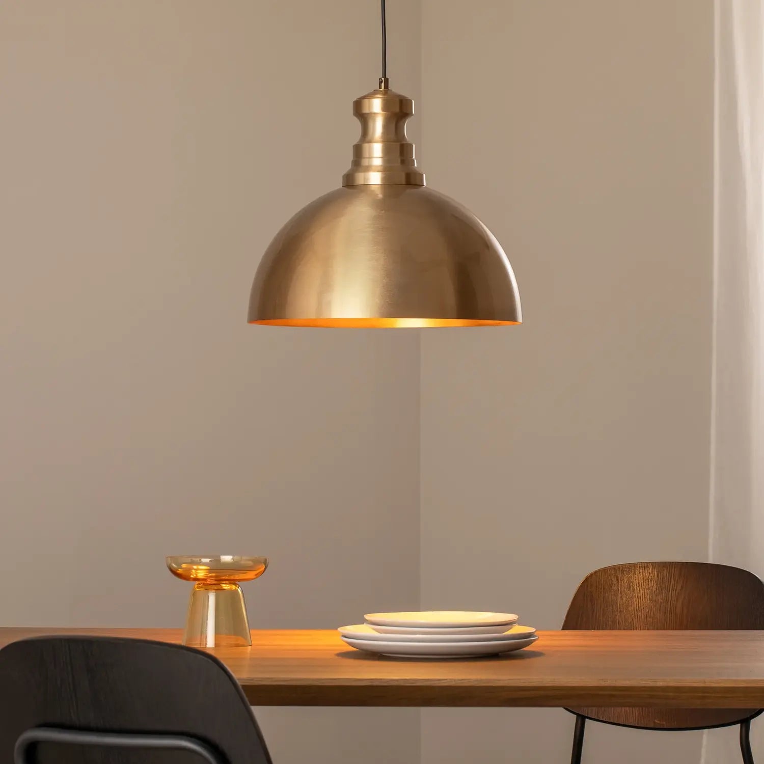 B-Ware Hängeleuchte Berceste Pendelleuchte Gold Metall Lampe Leuchte E27 Led ø 40 Cm