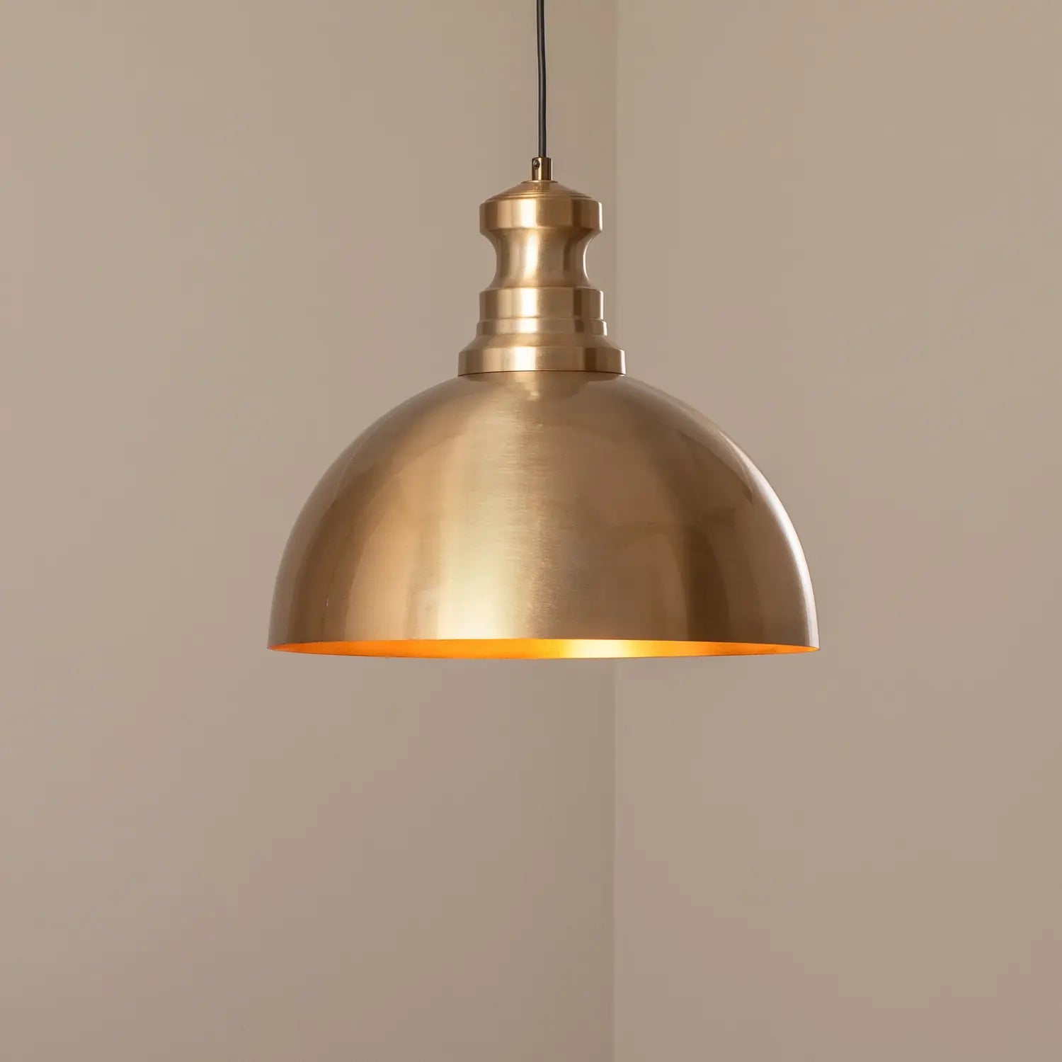 B-Ware Hängeleuchte Berceste Pendelleuchte Gold Metall Lampe Leuchte E27 Led ø 40 Cm