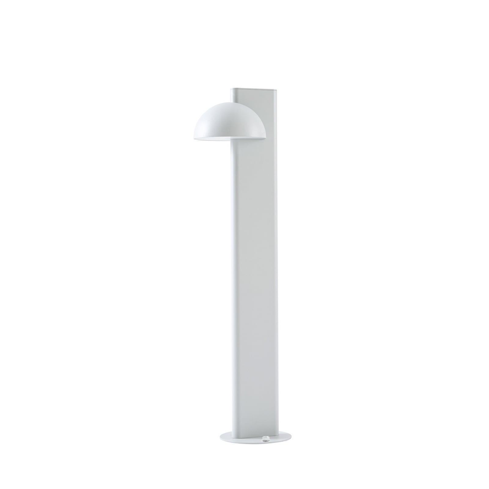 Lucande Wegeleuchte Velira LED Gartenlampe Pollerleuchte hellgrau 77cm IP44 - 4255830907814