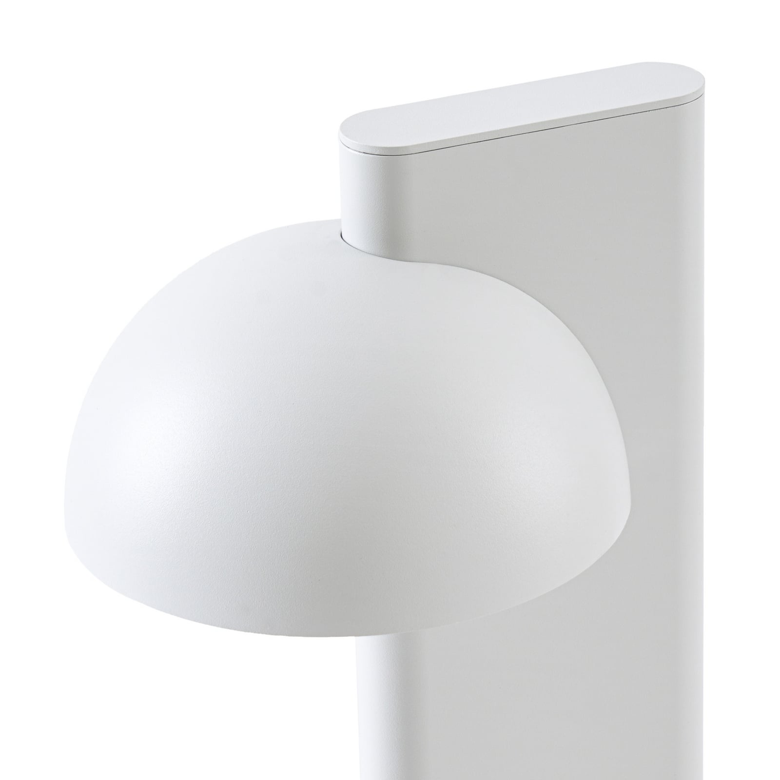 Lucande Wegeleuchte Velira LED Gartenlampe Pollerleuchte hellgrau 77cm IP44 - 4255830907814