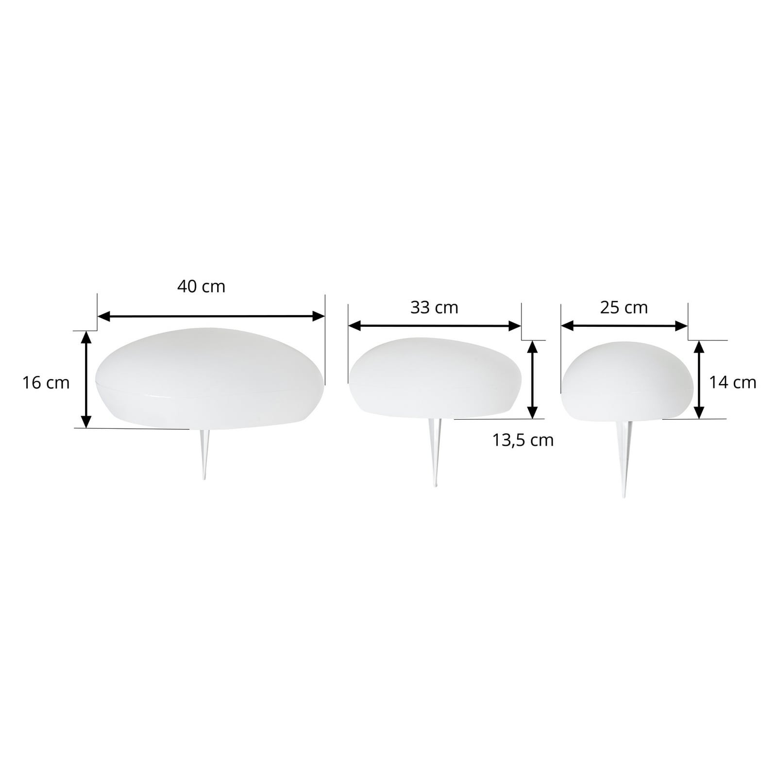 Lindby LED Solar Dekoleuchte Liedra RGBW dimmbar 3er Set Gartenlampe weiß - 4255830909566