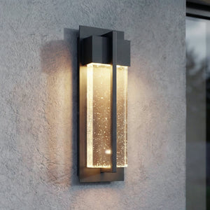 B-Ware Lucande Außenwandleuchte Velune LED Gartenlampe anthrazit 35cm IP44 CCT 1000lm