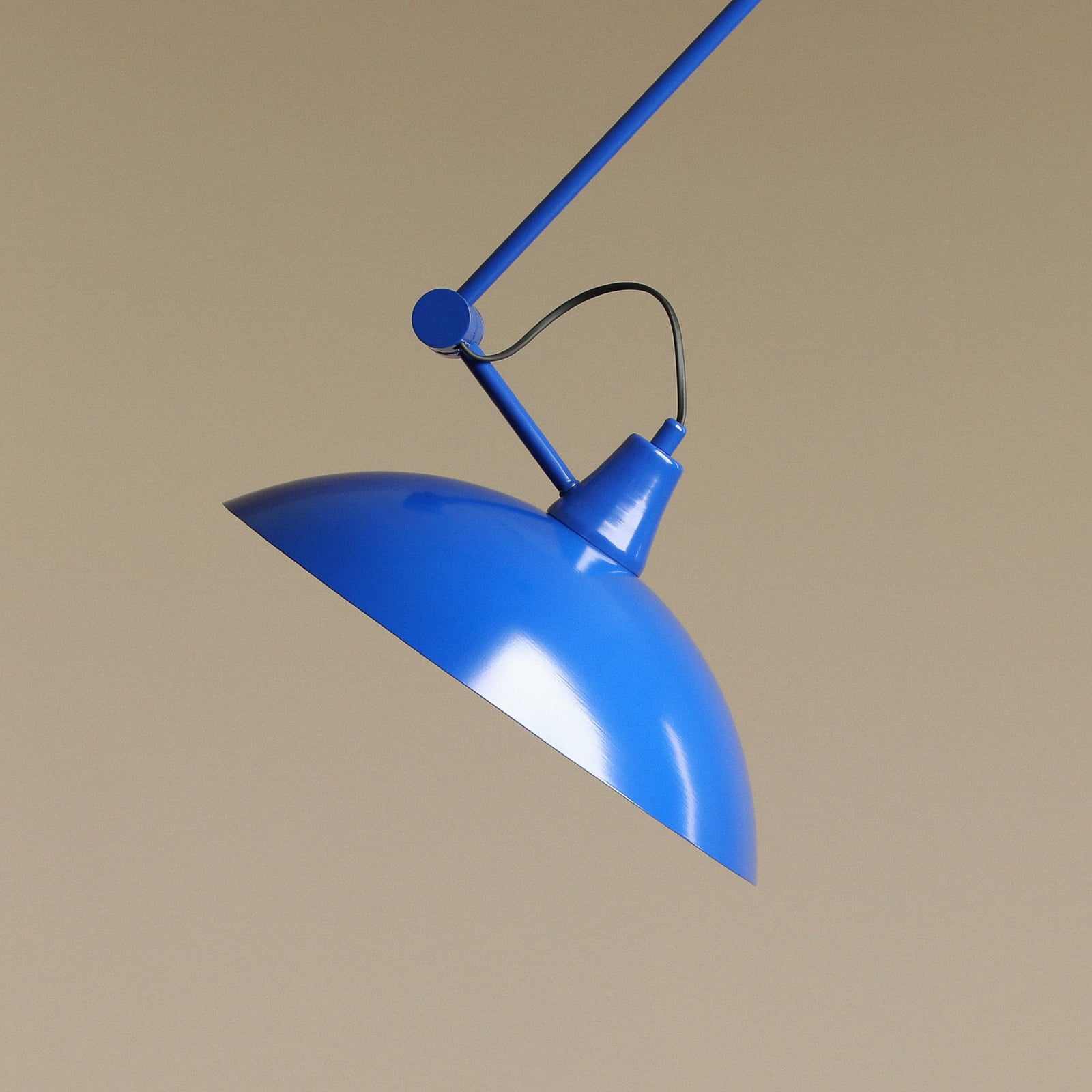 Hängeleuchte Melos Pendelleuchte Lampe dimmbar höhenverstellbar blau Ø36cm 95cm - 5904798659998