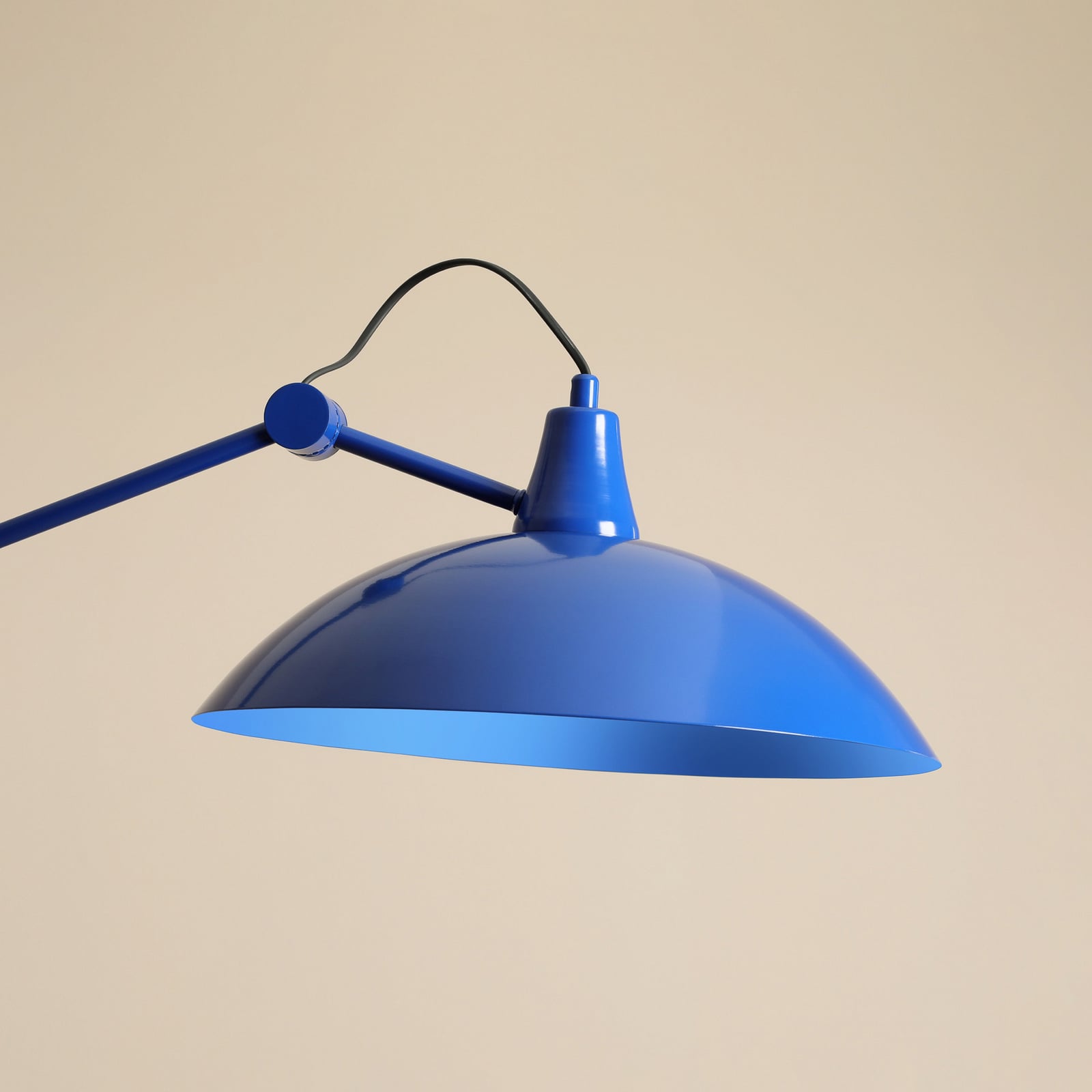 Hängeleuchte Melos Pendelleuchte Lampe dimmbar höhenverstellbar blau Ø36cm 95cm - 5904798659998