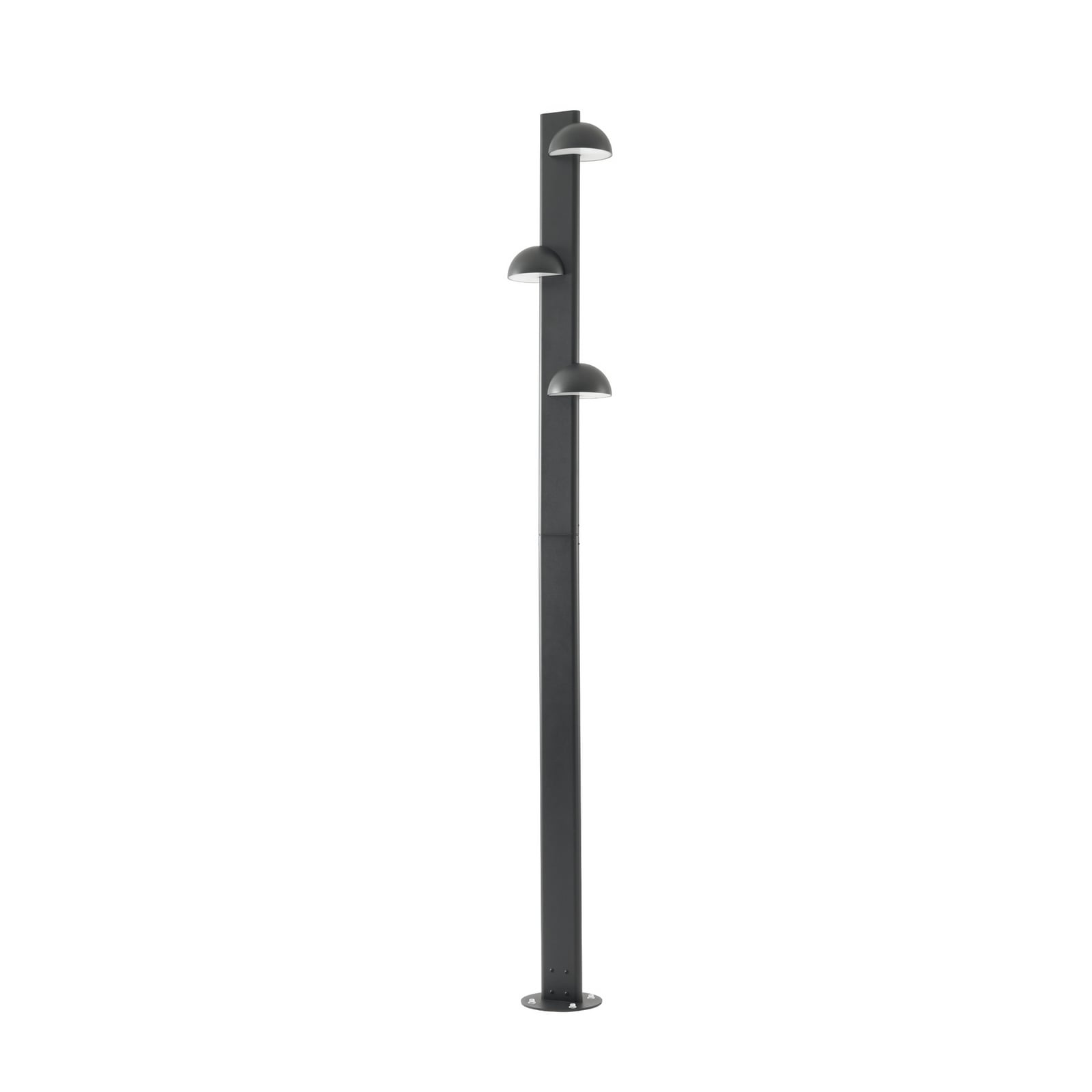 Lucande Außenleuchte Gartenleuchte Velira LED 3-flg schwarz 220cm IP44 Leuchte - 4255830910913