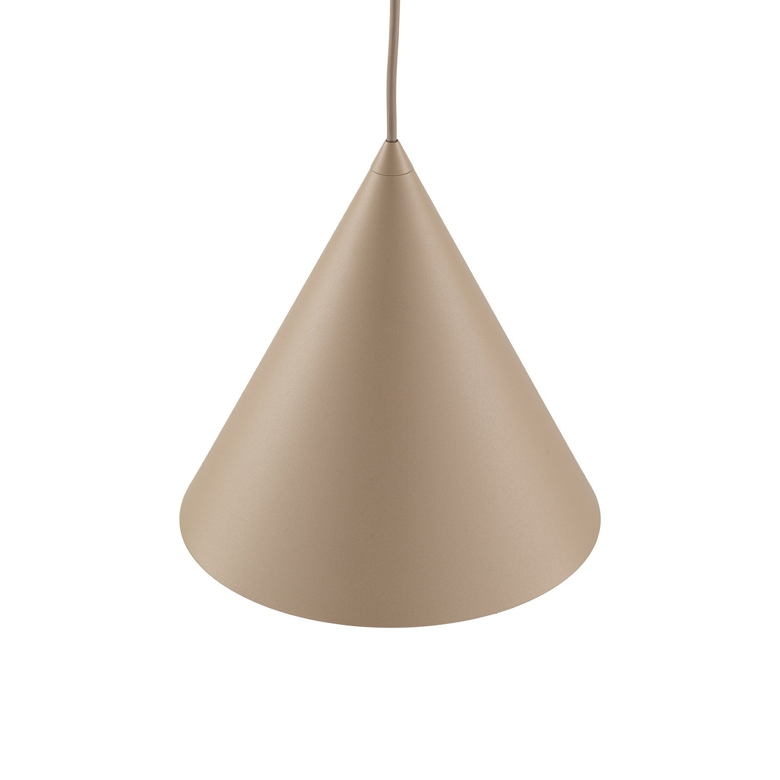 Hängeleuchte Cono Pendelleuchte dimmbar Lampe Leuchte sand Ø25cm E27 1-flammig - 5906135106202