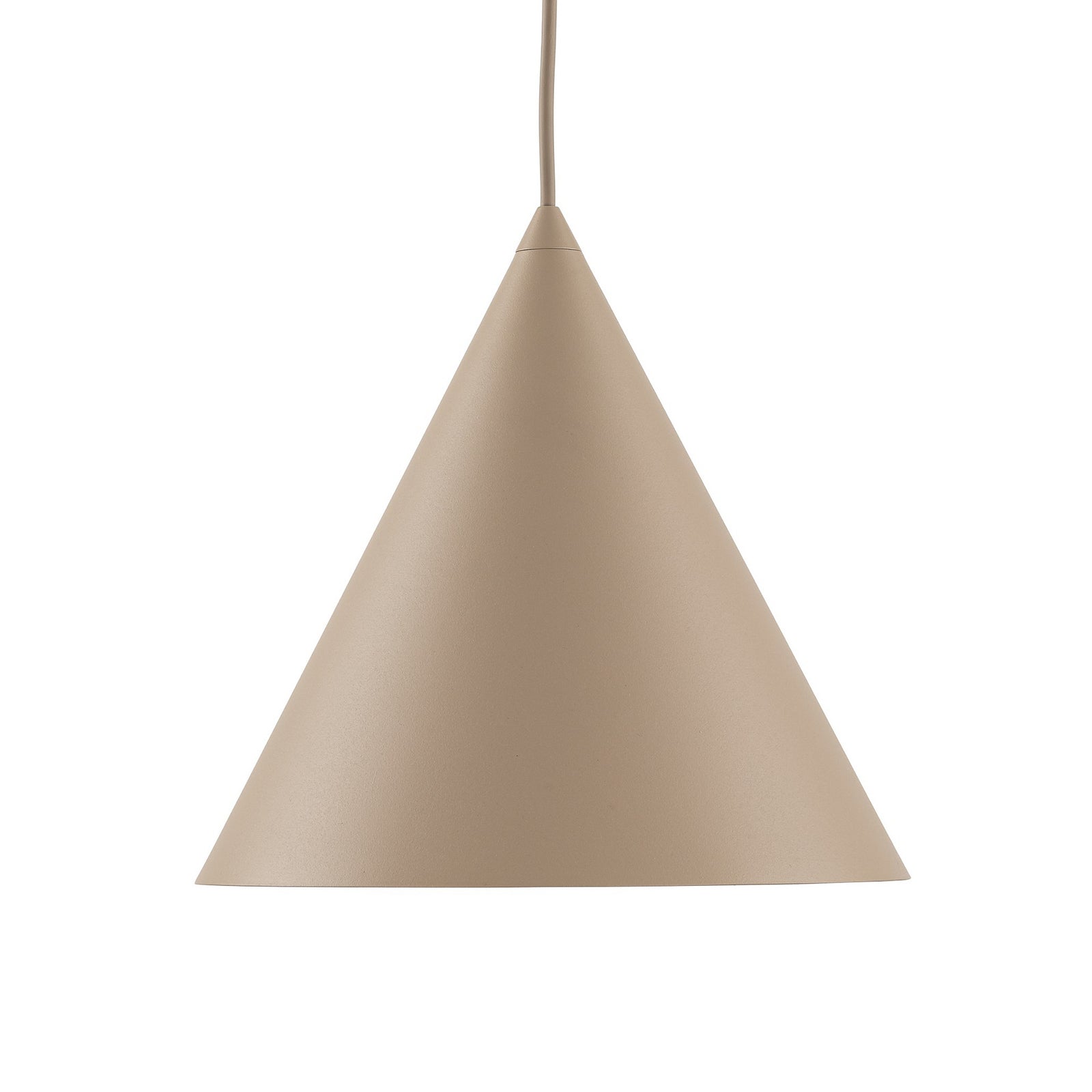 Hängeleuchte Cono Pendelleuchte dimmbar Lampe Leuchte sand Ø25cm E27 1-flammig - 5906135106202