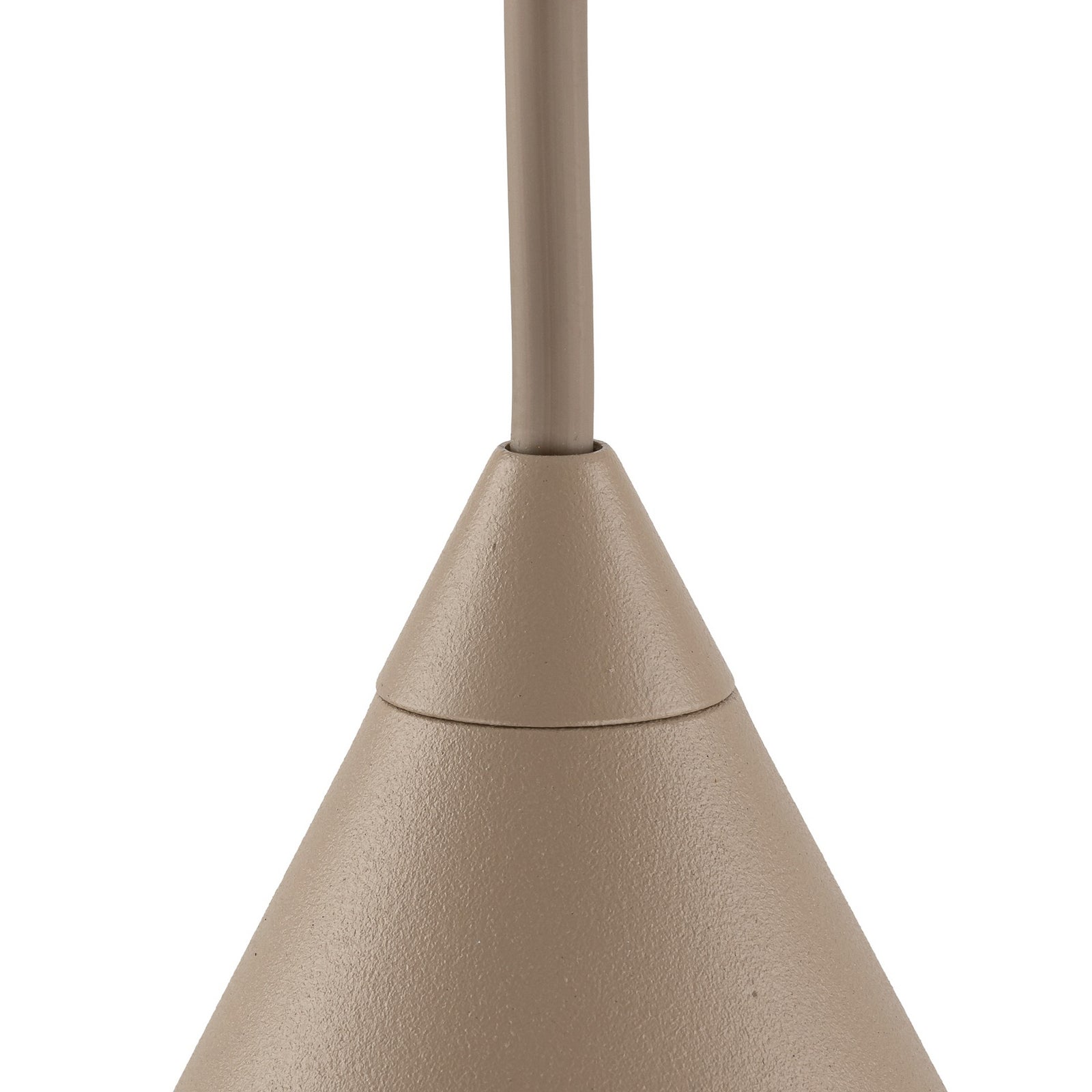 Hängeleuchte Cono Pendelleuchte dimmbar Lampe Leuchte sand Ø25cm E27 1-flammig - 5906135106202