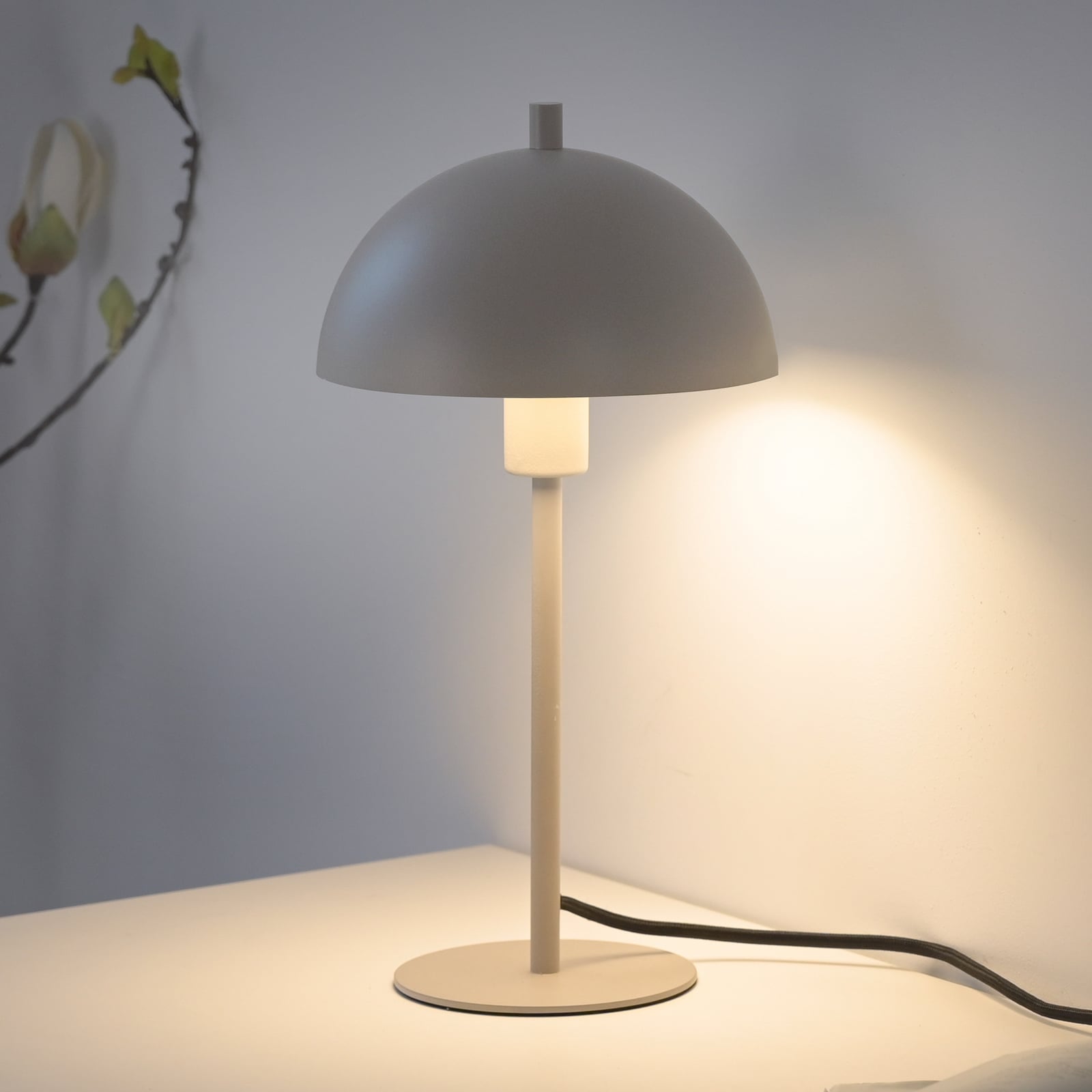 Schöner Wohnen Tischleuchte Ali LED Lampe Leuchte sand Eisen E14 33,5cm 18cm - 4043689017729