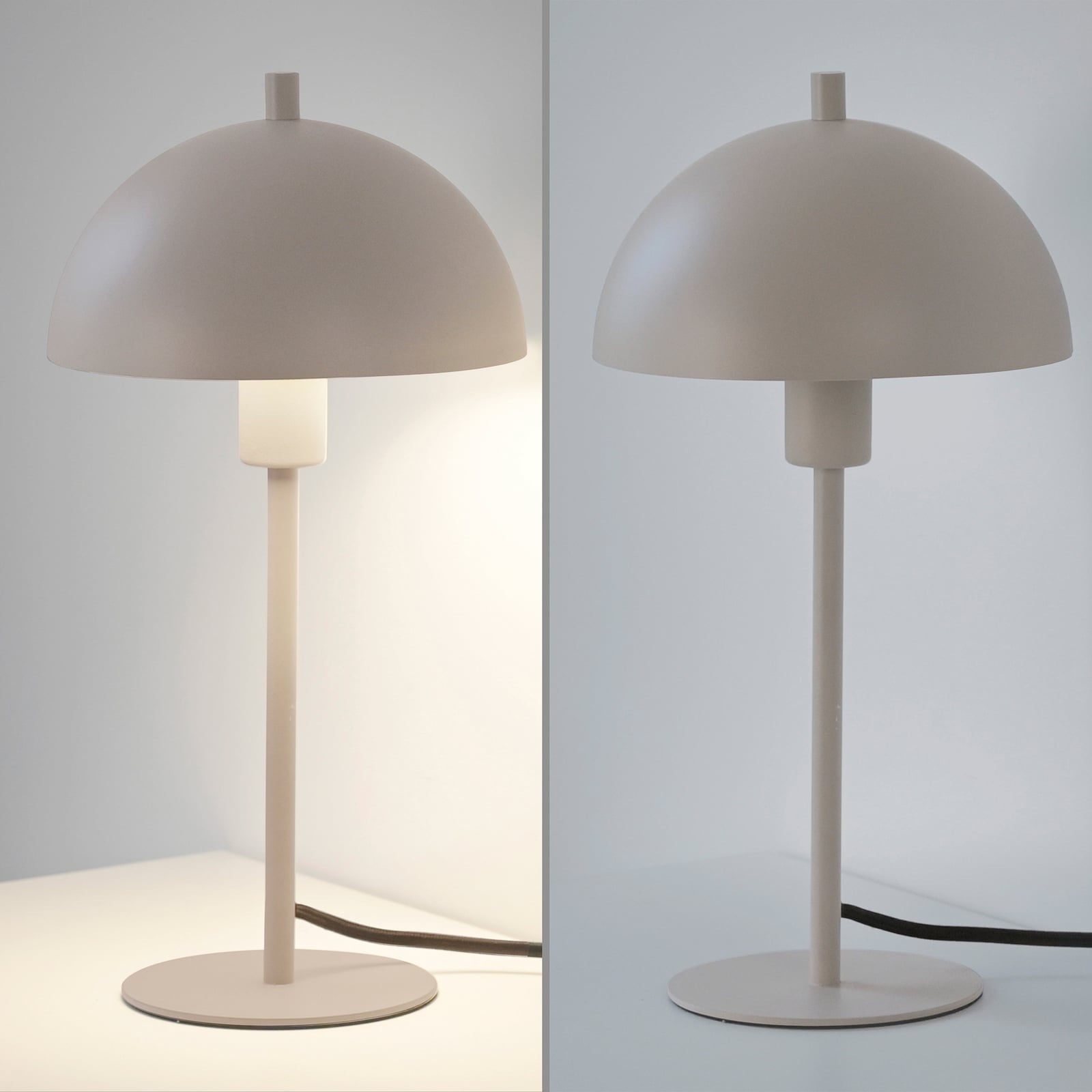 Schöner Wohnen Tischleuchte Ali LED Lampe Leuchte sand Eisen E14 33,5cm 18cm - 4043689017729