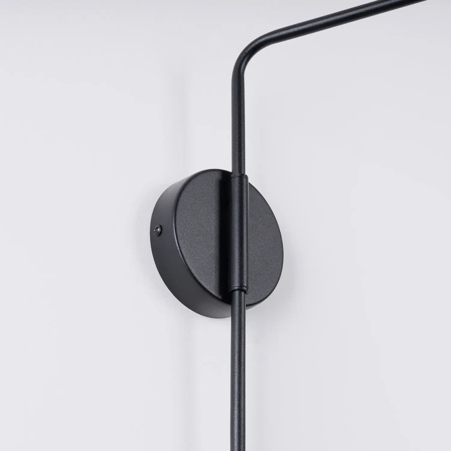 B-Ware Wandleuchte Wandlampe Lys Schwarz Stahl Stecker E14 Led Leuchte Mit Schalter - 10049814