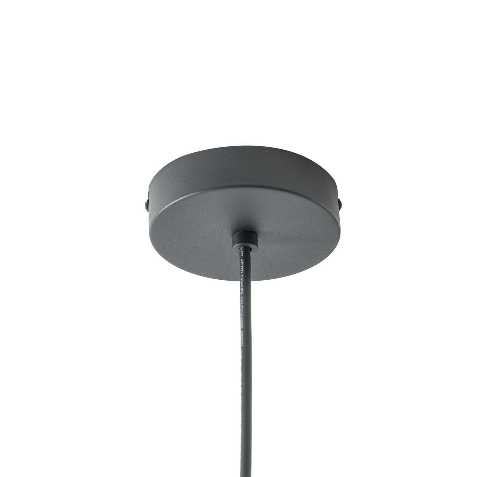 Lucande Außenhängelampe Taniola LED Gartenlampe Hängelampe dimmbar schwarz Ø60cm - 4255830912146