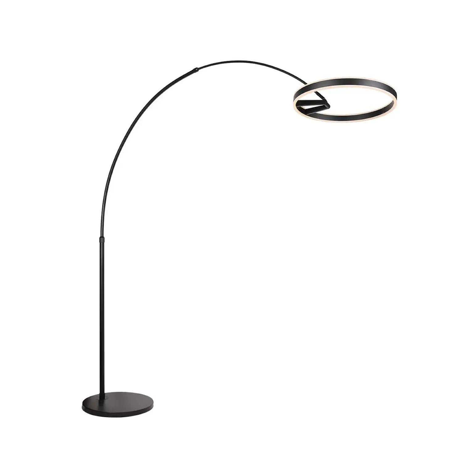 B-Ware Steinhauer Bogenleuchte Stehlampe Led Ringlux Schwarz Metall Dimmer Cct - 10050301